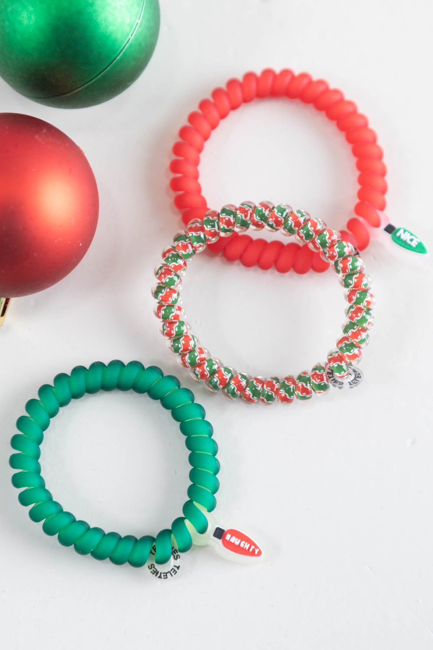 Naughty or Nice Hair Ties