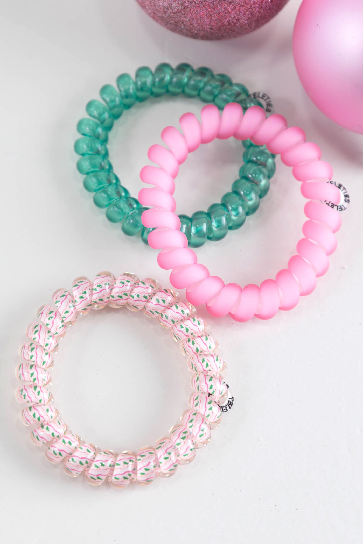 Merry Pinkmas Hair Ties