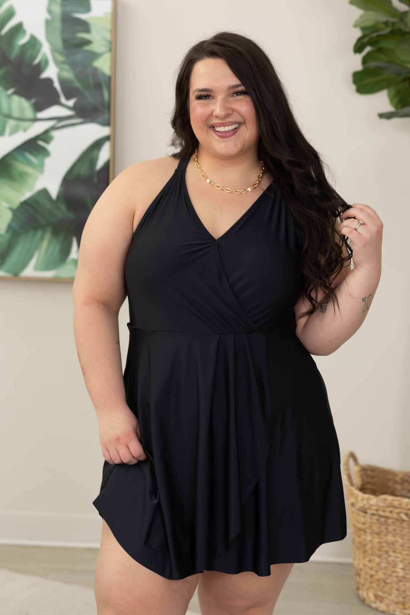 Shimmering Waters Swim Dress