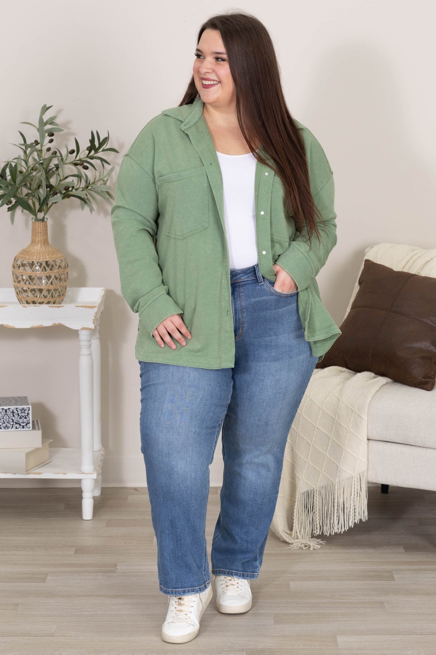 Layered and Loved Shacket by Filly Flair