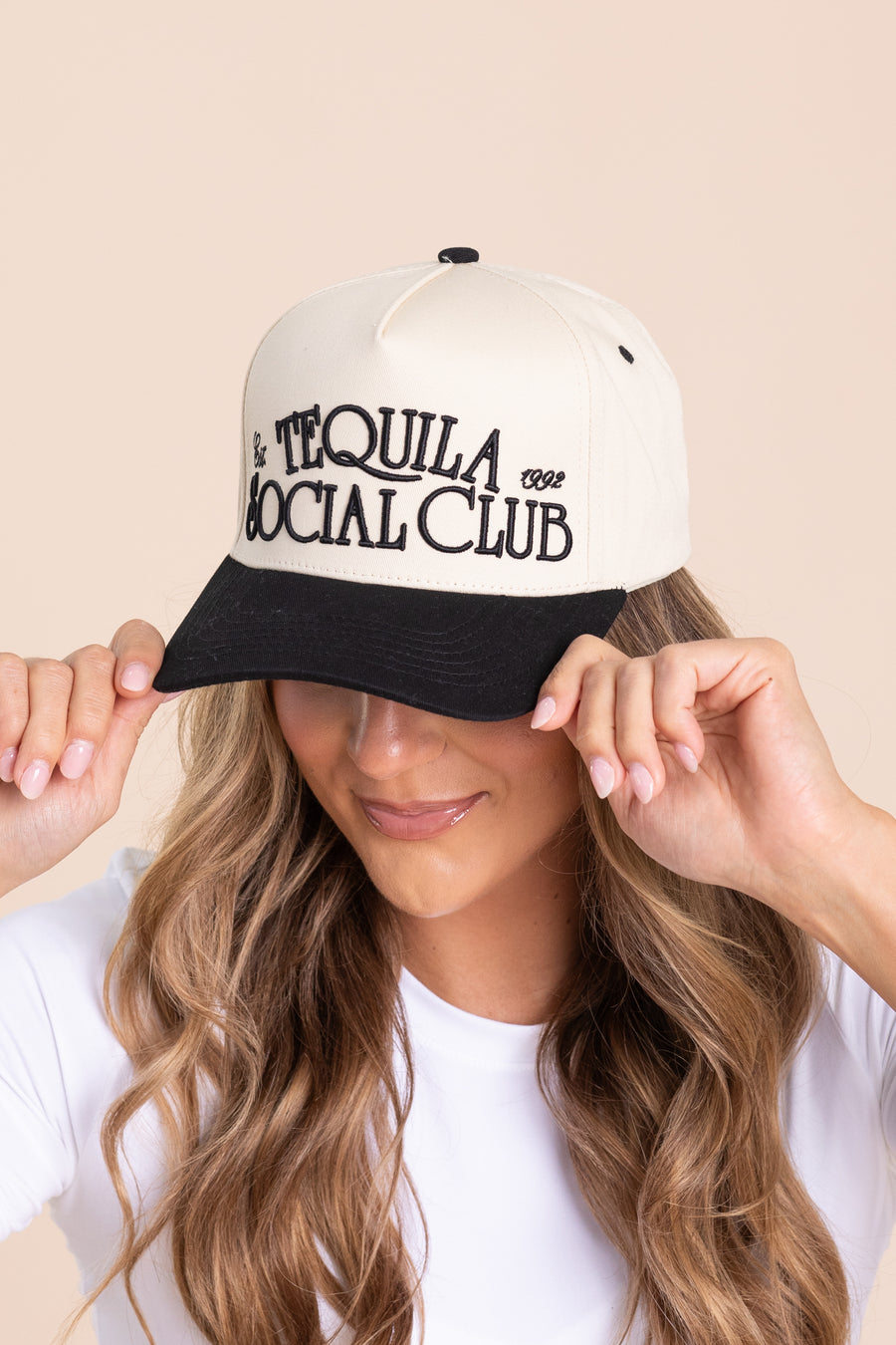 Tequila Social Club Black Trucker Cap