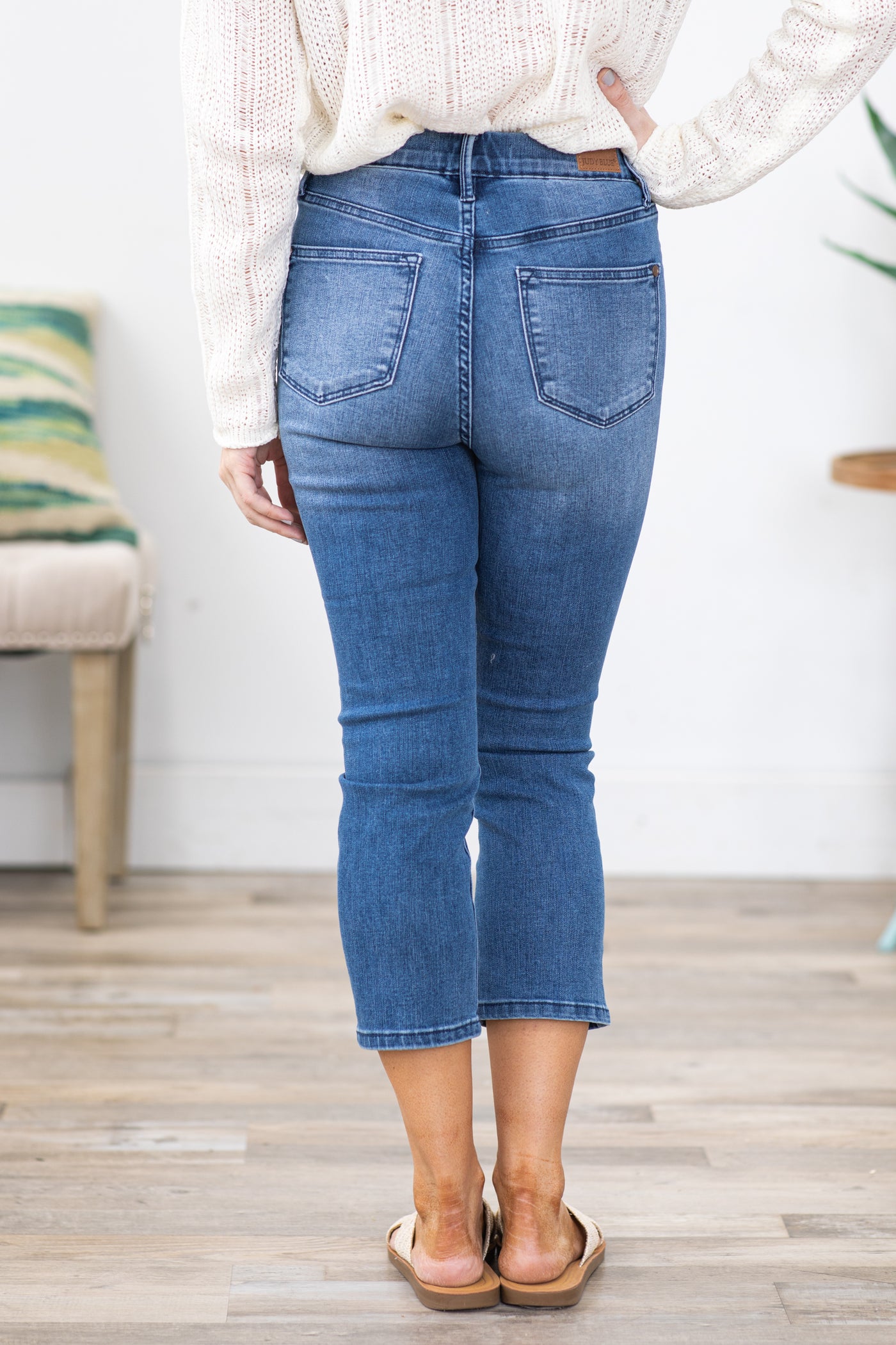 Judy Blue Pull On Cooling Denim Capris · Filly Flair