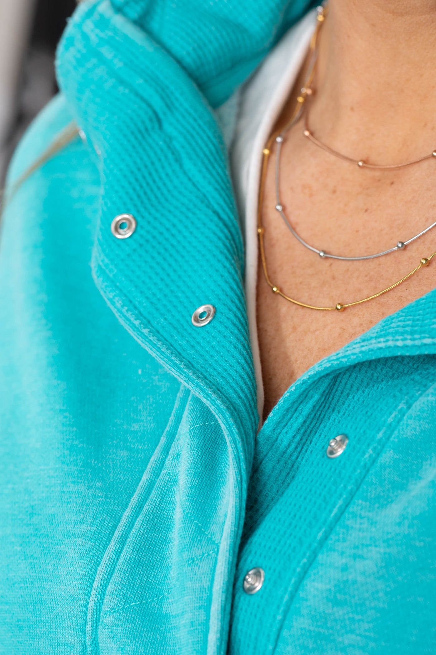 Snap It Up Pullover by Filly Flair