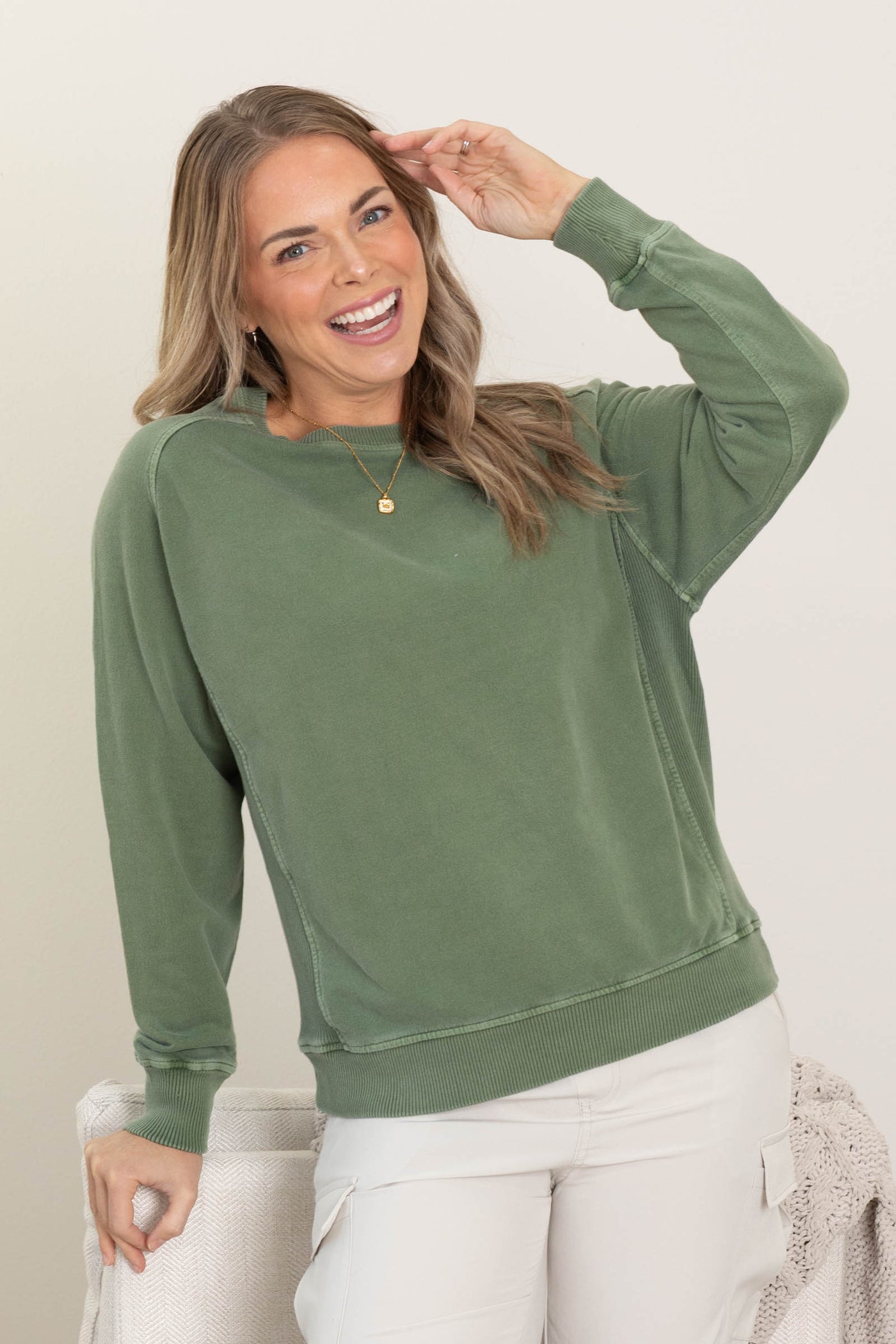 French Terry Pigment Dyed Sweatshirts