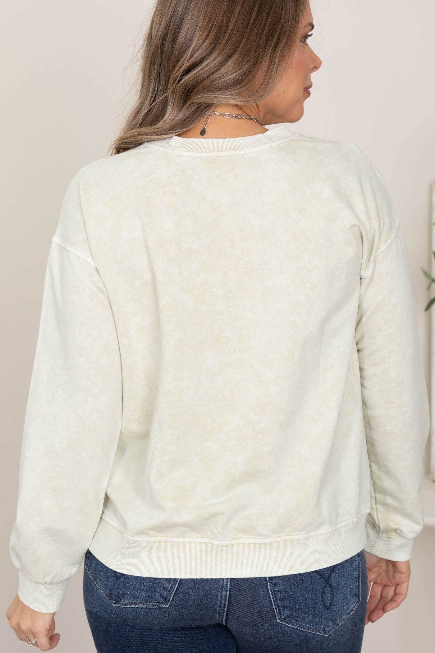 Oatmeal Wild West Graphic Knit Top