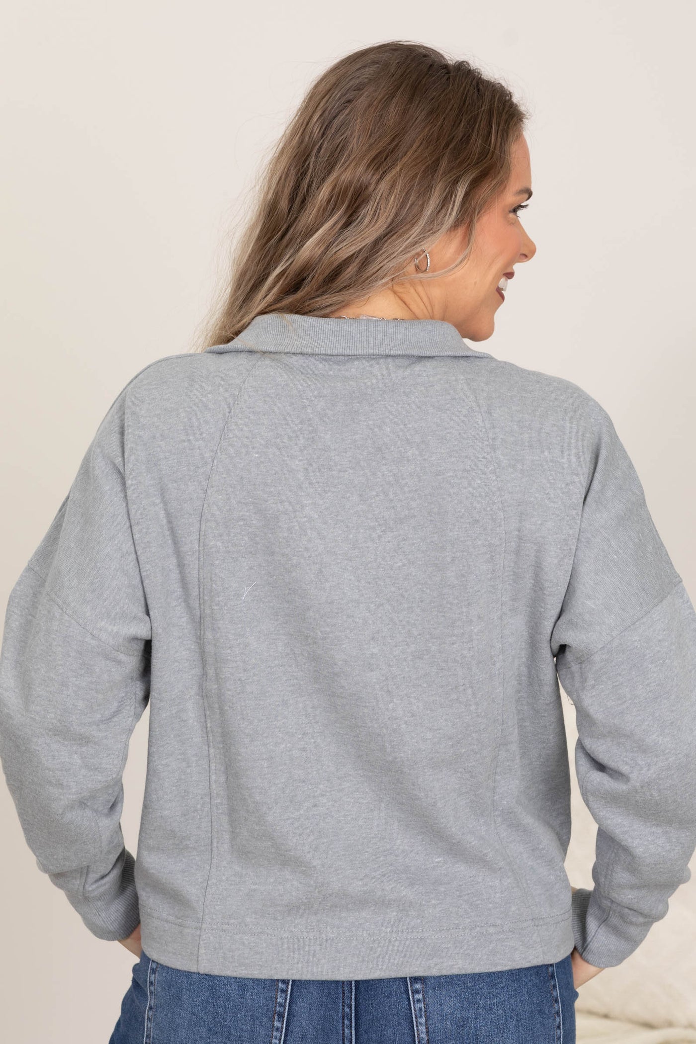 Plush Half-Zip Fleece Pullover