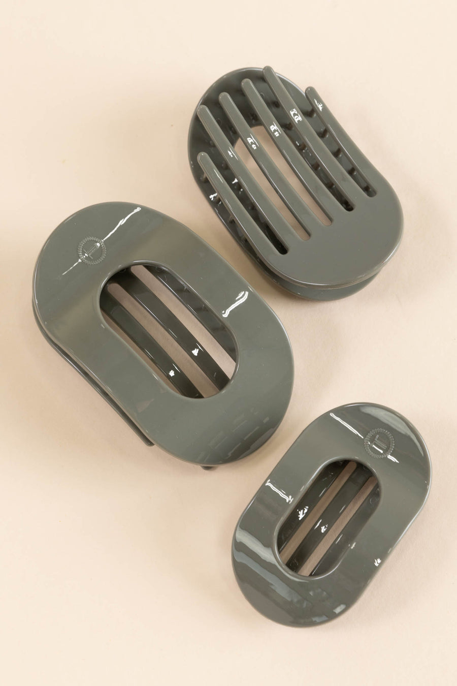 Fall Collection Flat Round Hair Clips