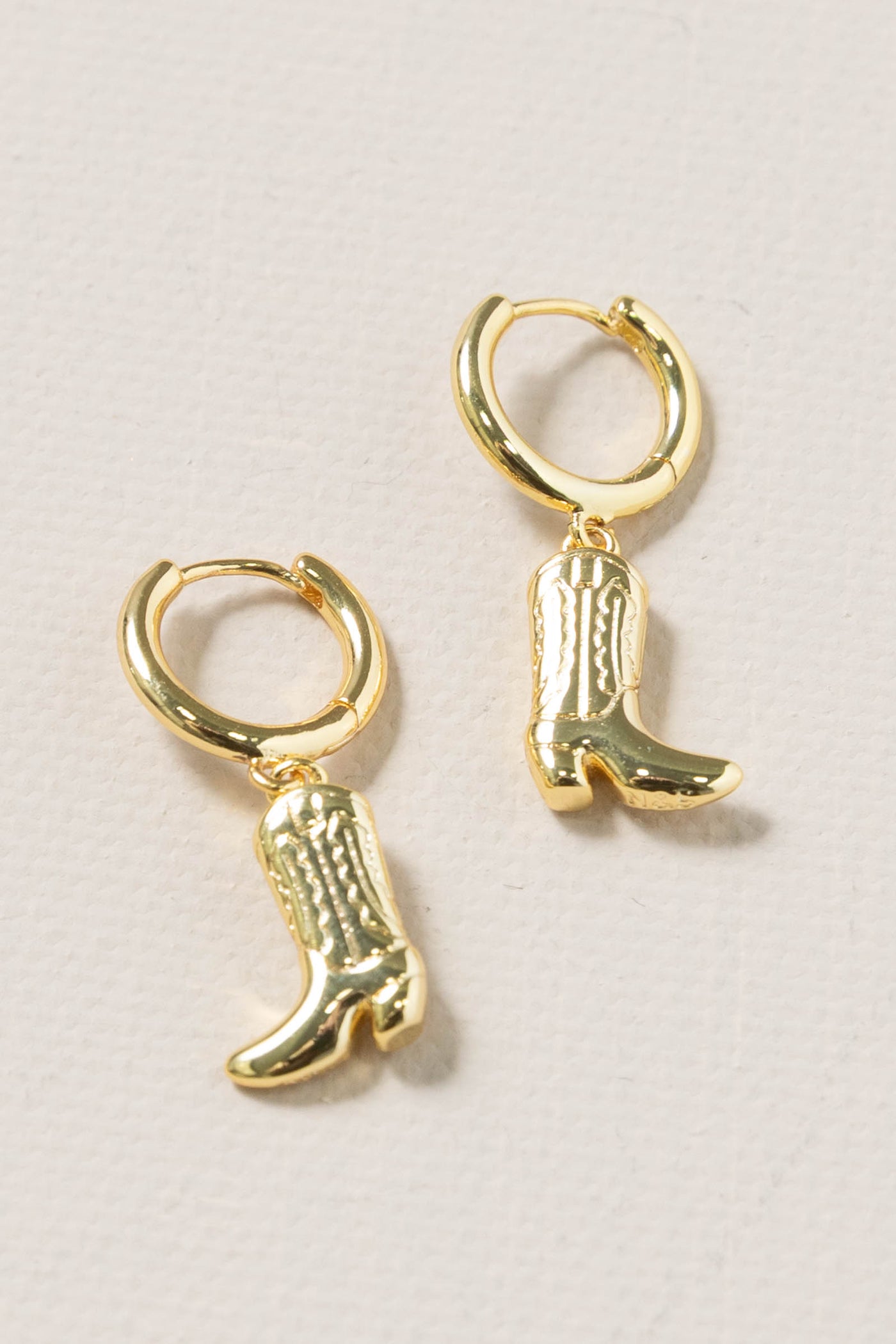 Cowgirl Boot Huggie Earrings