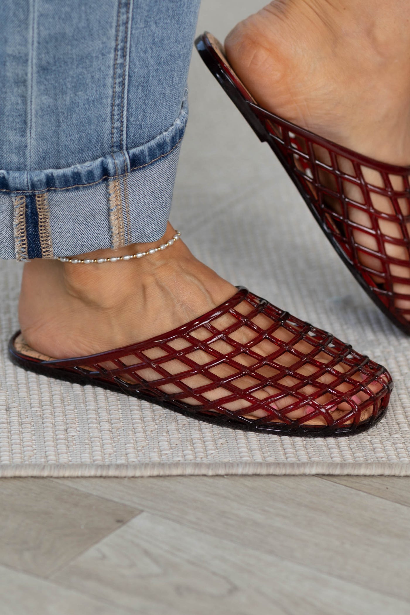 MIA Jelly Slip On Mules