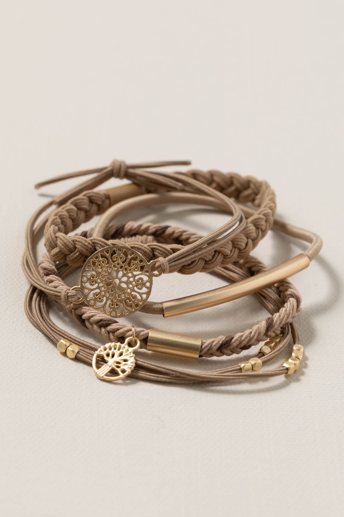 Dual Function Knot Bracelet Hair Ties