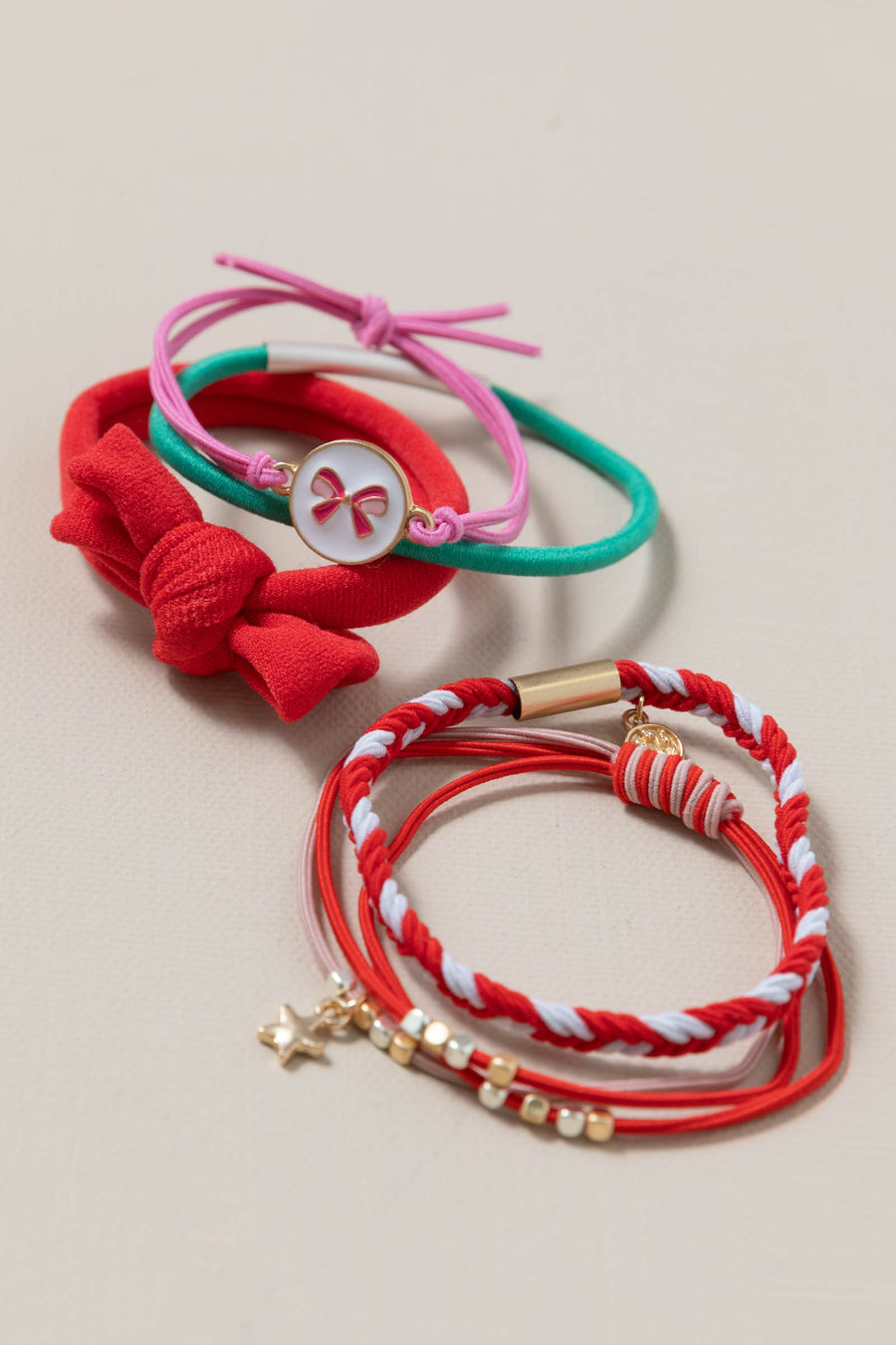 Boho Dual Function Knot Bracelet Hair Ties