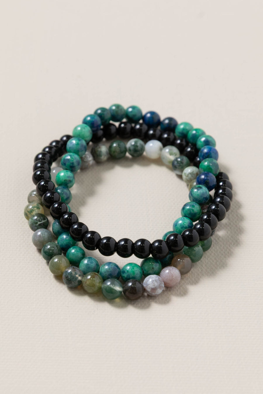 Natural Stone Semi Precious Bead Bracelets