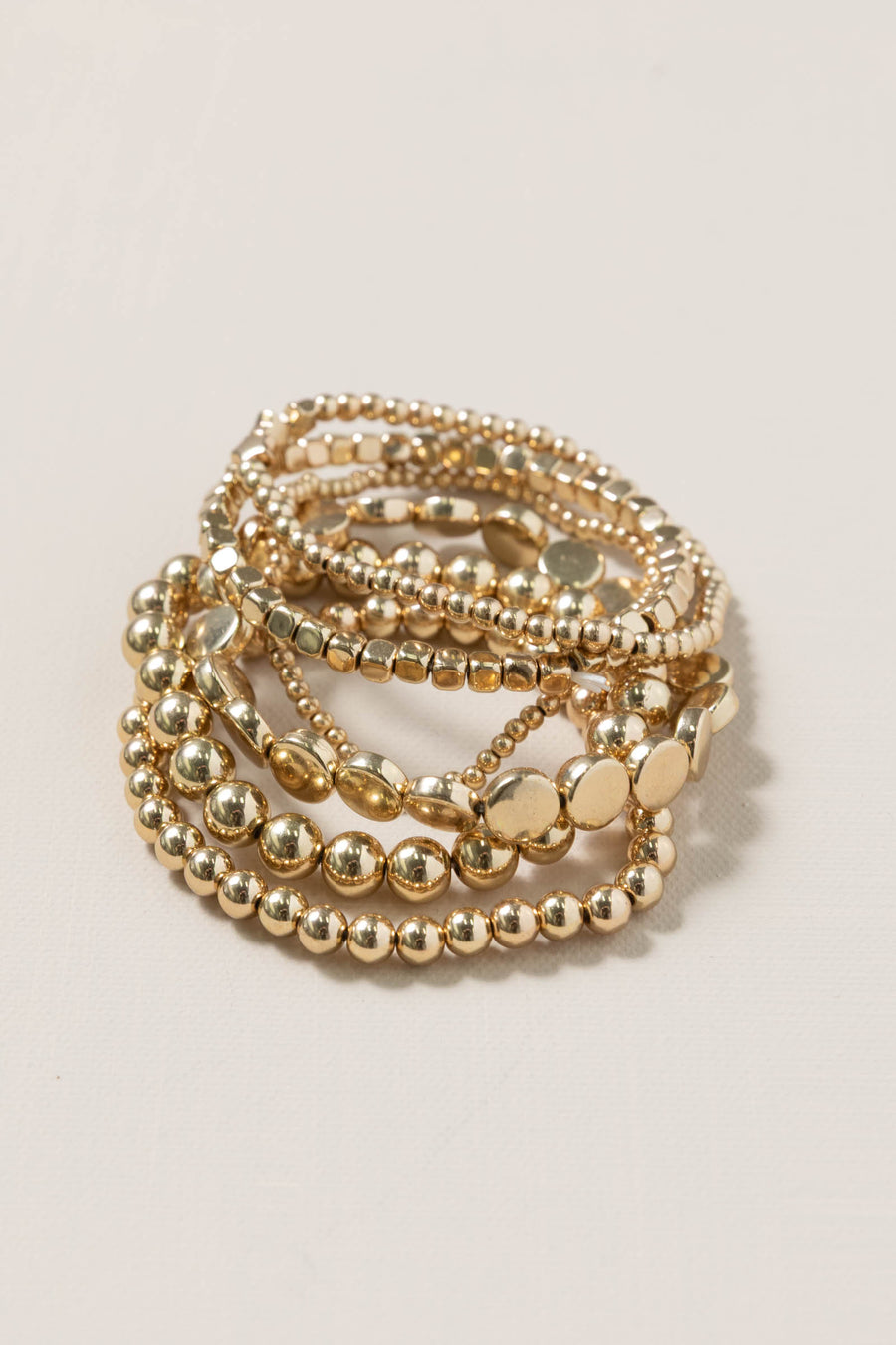 Multi Ball Bead Mix Stretchable Bracelets