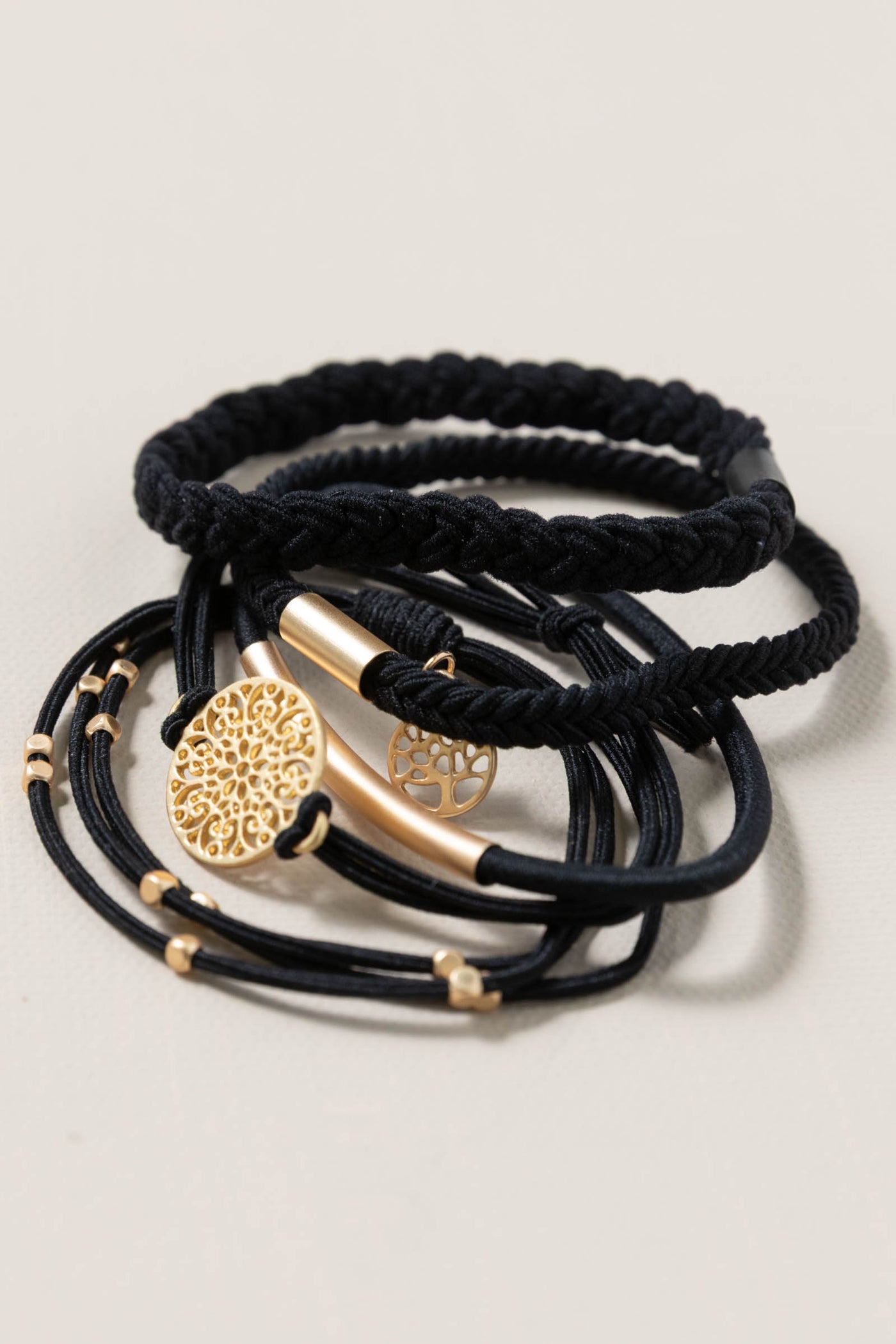 Dual Function Knot Bracelet Hair Ties