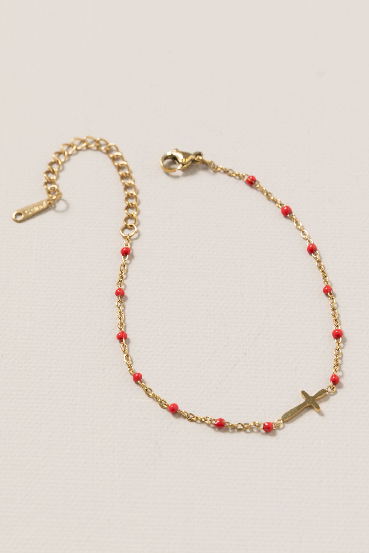Cross Pendent Bead Bracelets
