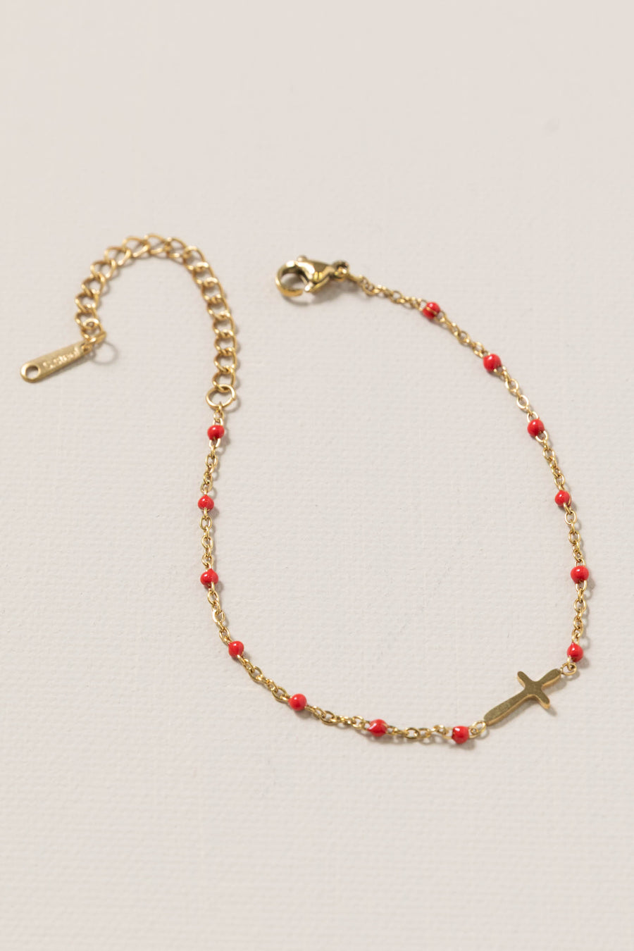 Cross Pendent Bead Bracelets