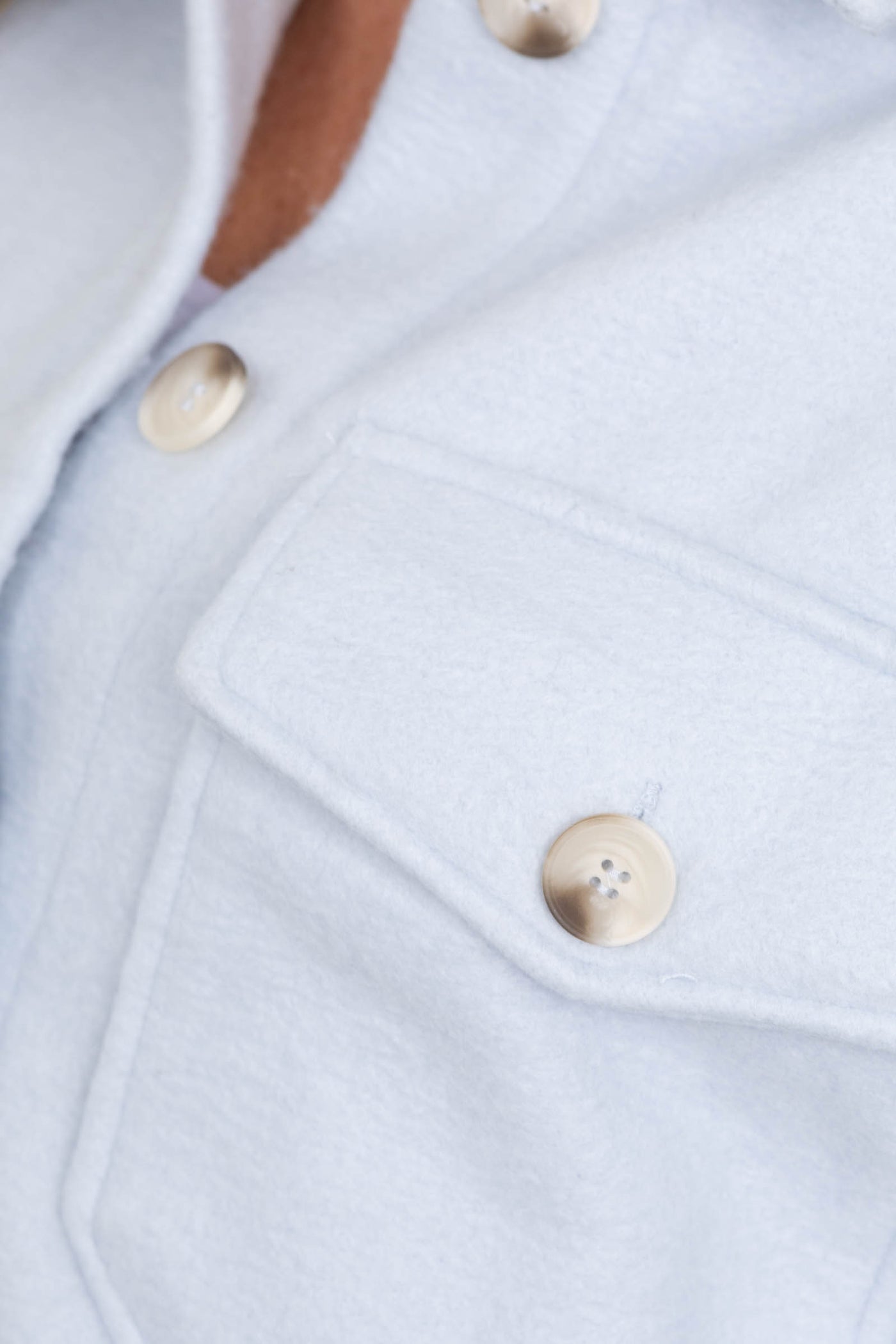 Solid Cozy Button Down Jackets