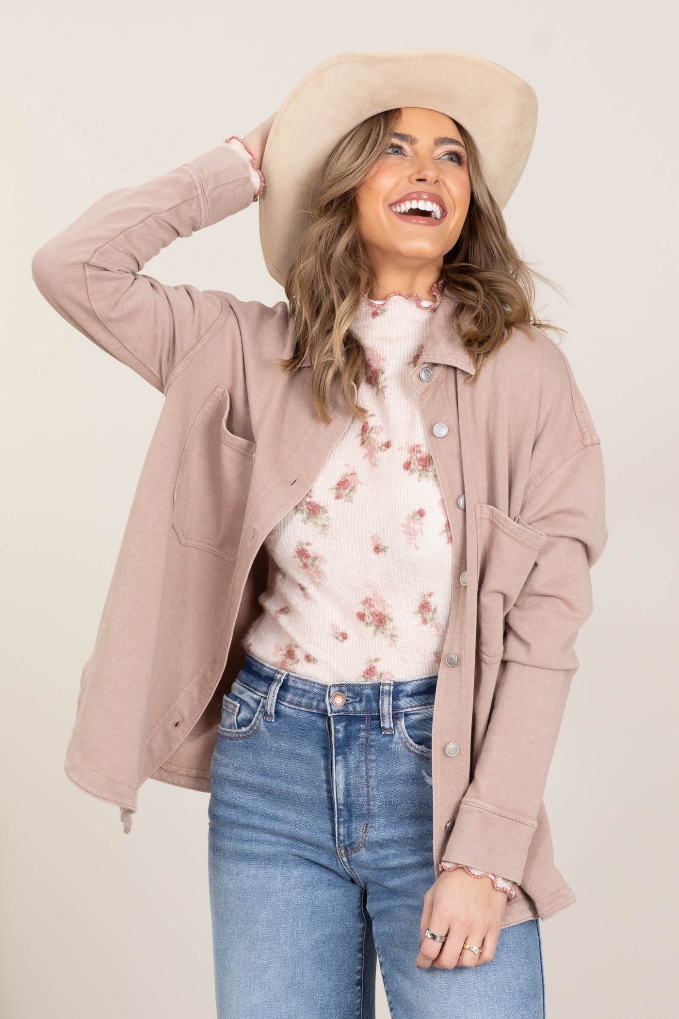 Layered and Loved Shacket by Filly Flair