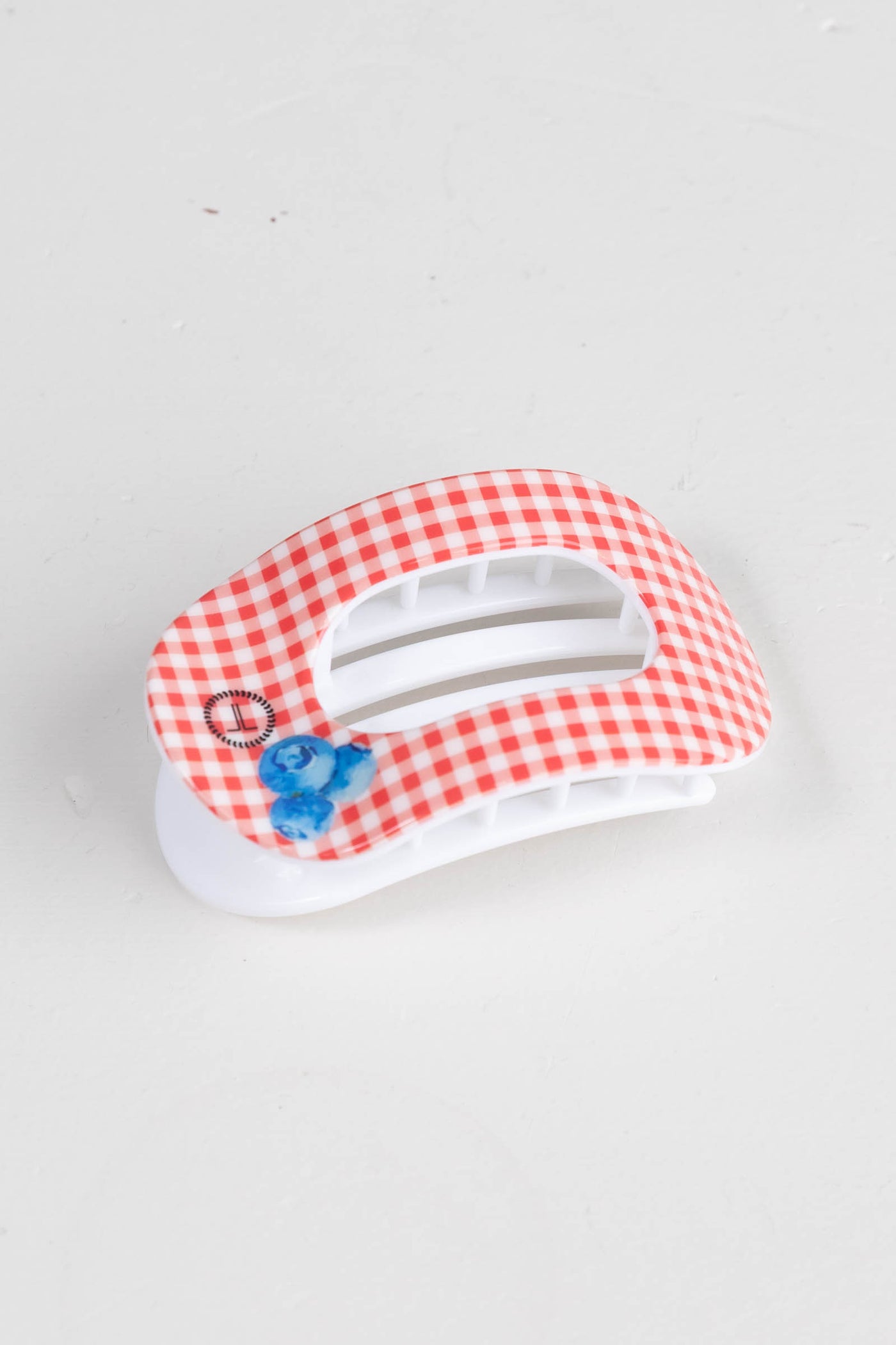 Blueberry Farms Flat Round Hair Clip