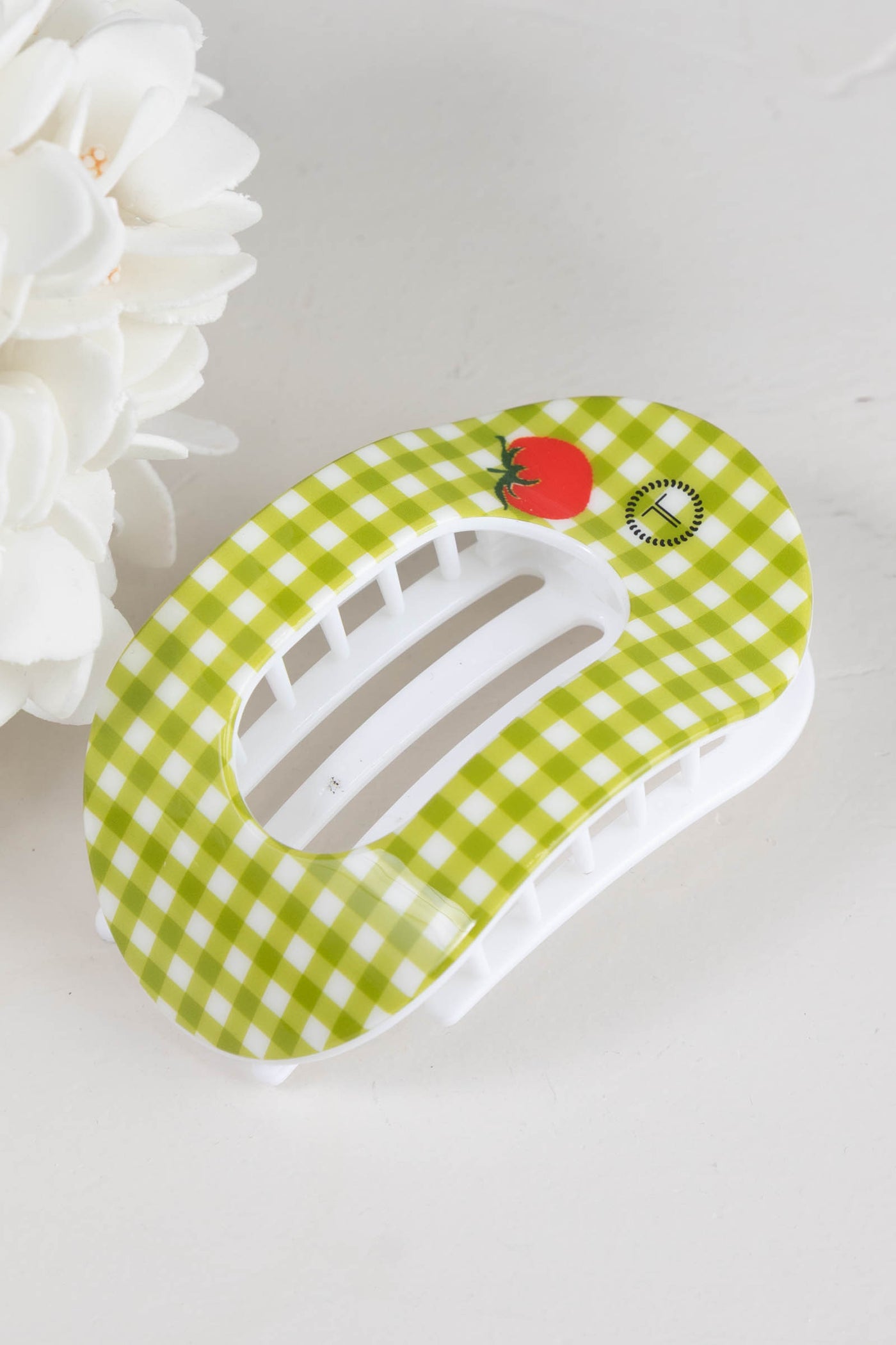 Locally Grown Flat Round Hair Clip