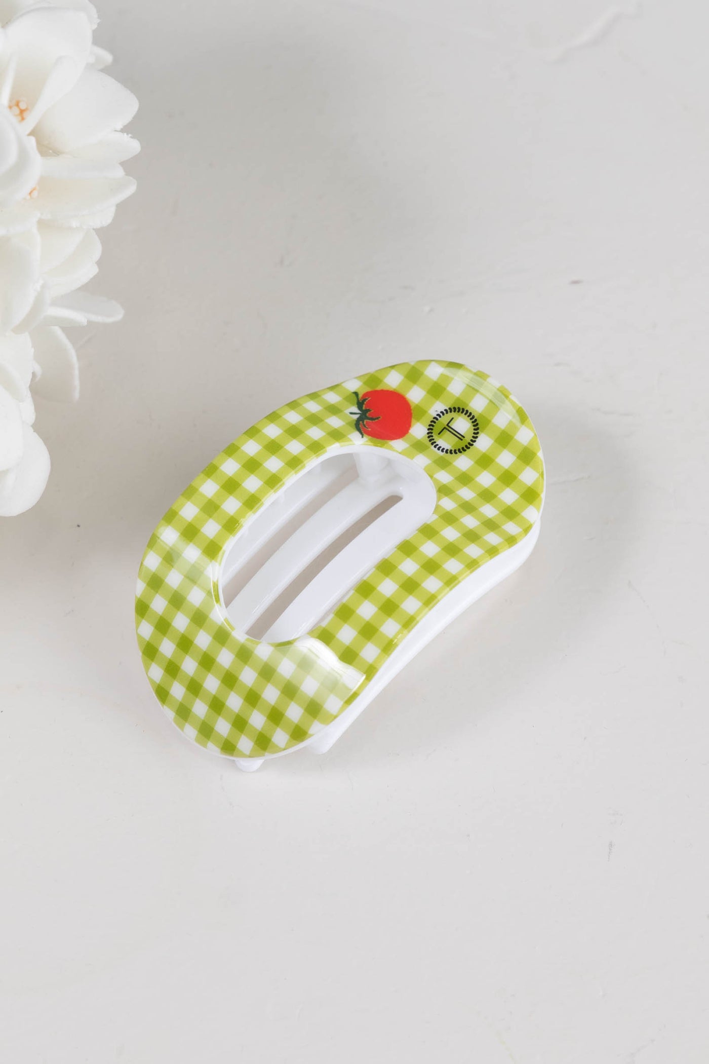 Locally Grown Flat Round Hair Clip