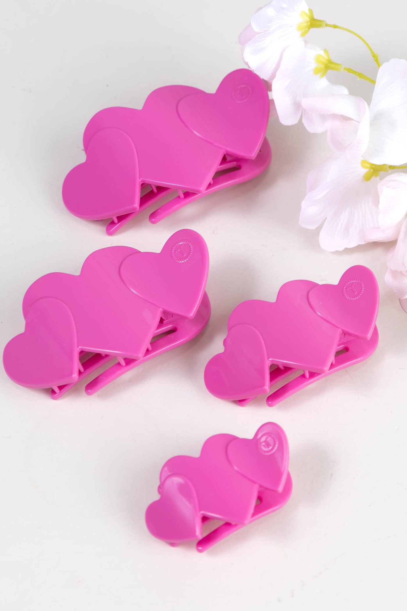 Teleties Heart to Heart Flat Hair Clip
