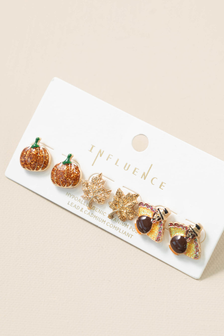 Thanksgiving Stud Earring Set