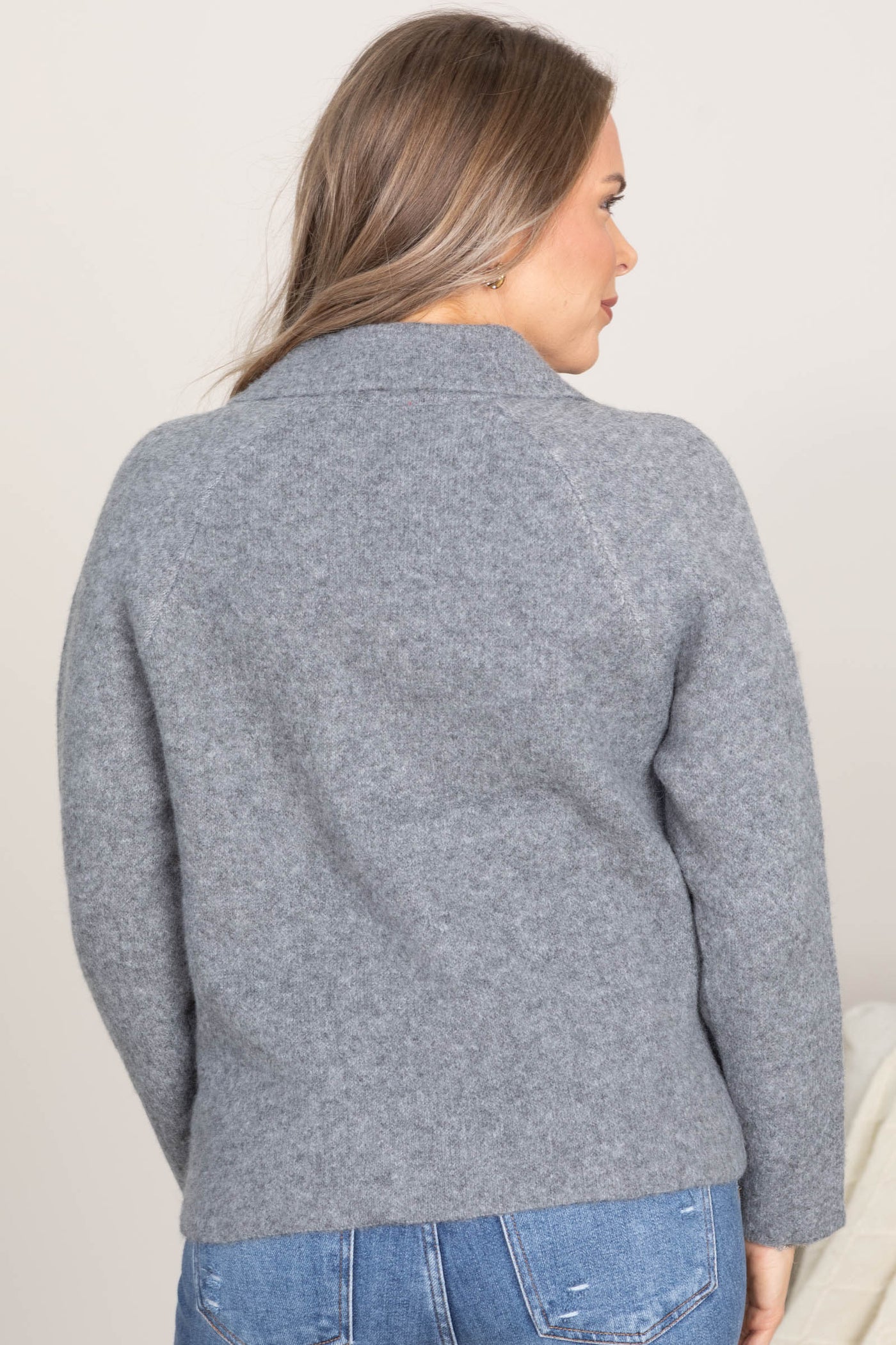 Button Down Sweater Jackets With Pockets