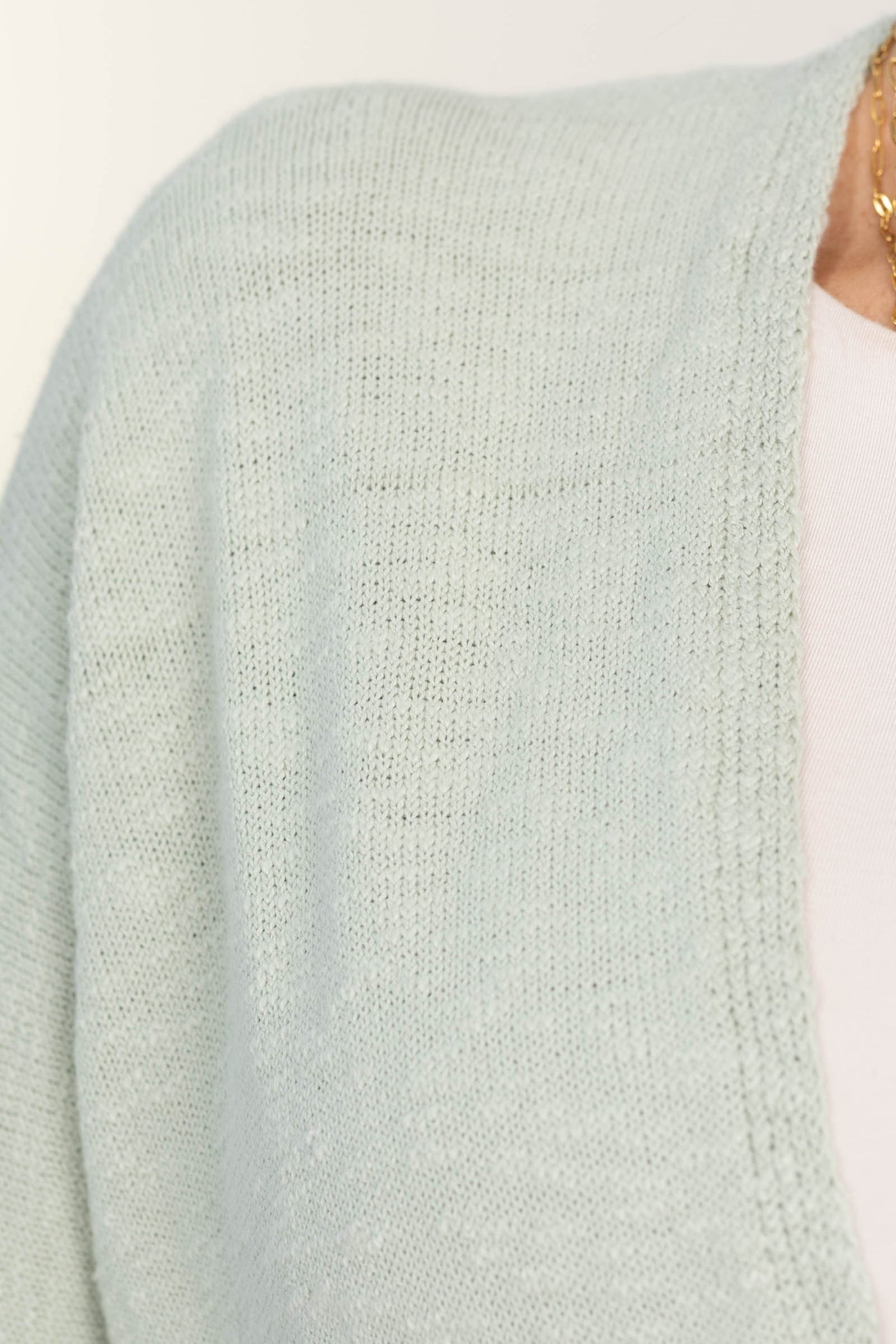 Mint Cotton Cardigan