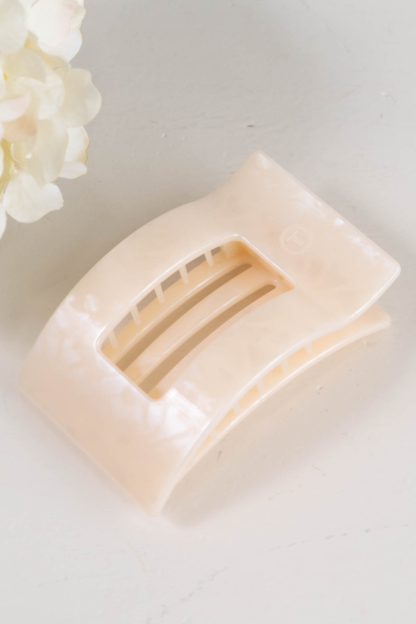 Soft Surf Flat Rectangle Hair Clip