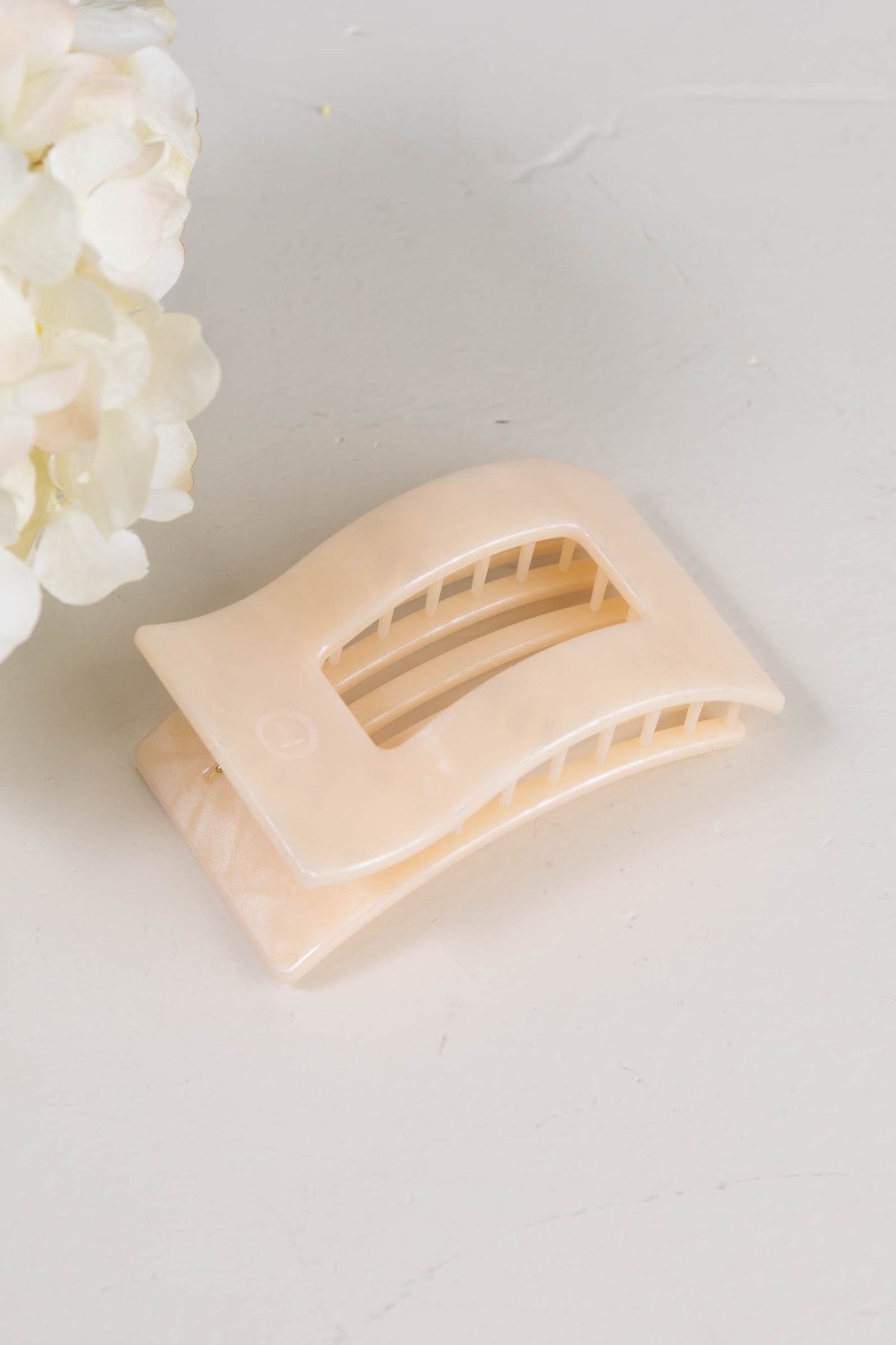 Soft Surf Flat Rectangle Hair Clip