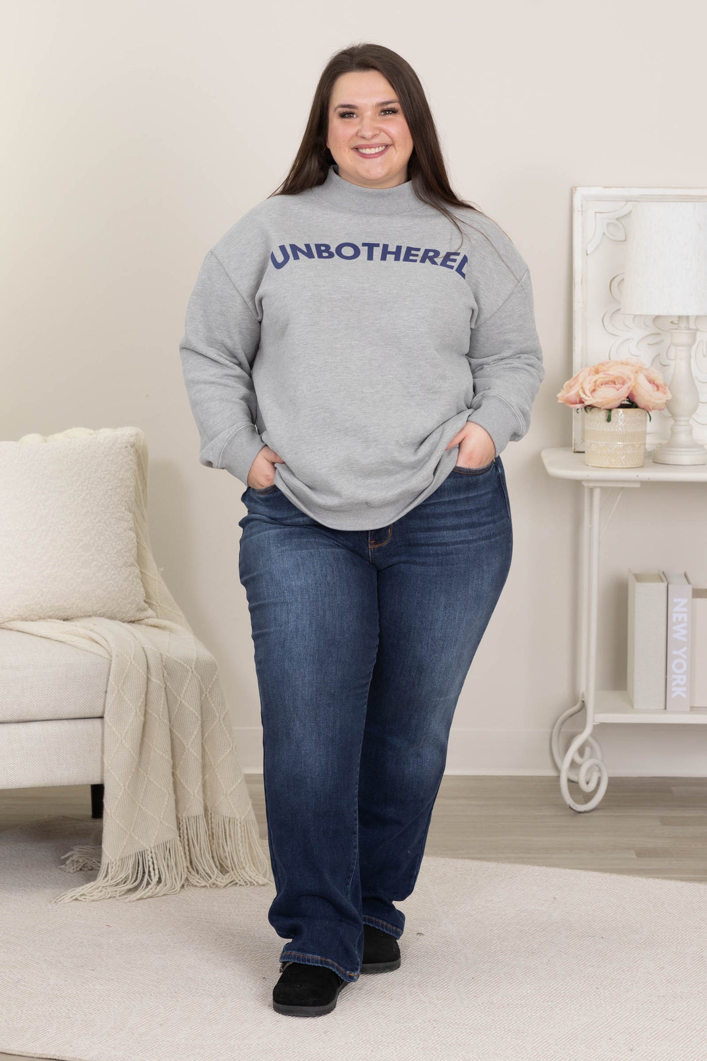 Soft Fleece Mock Neck Pullovers