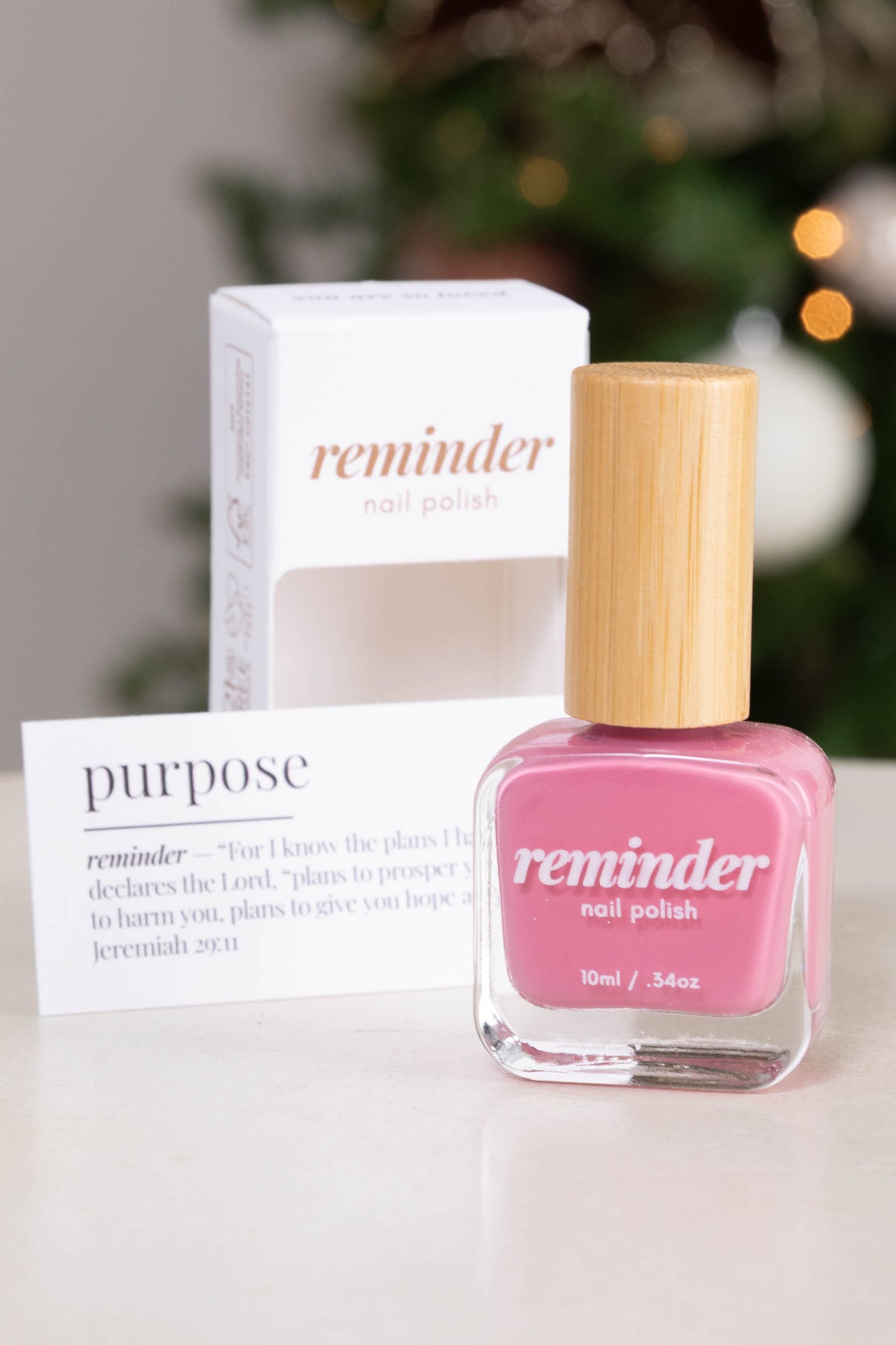 Non-Toxic Nail Polish With An Inspiring Reminder