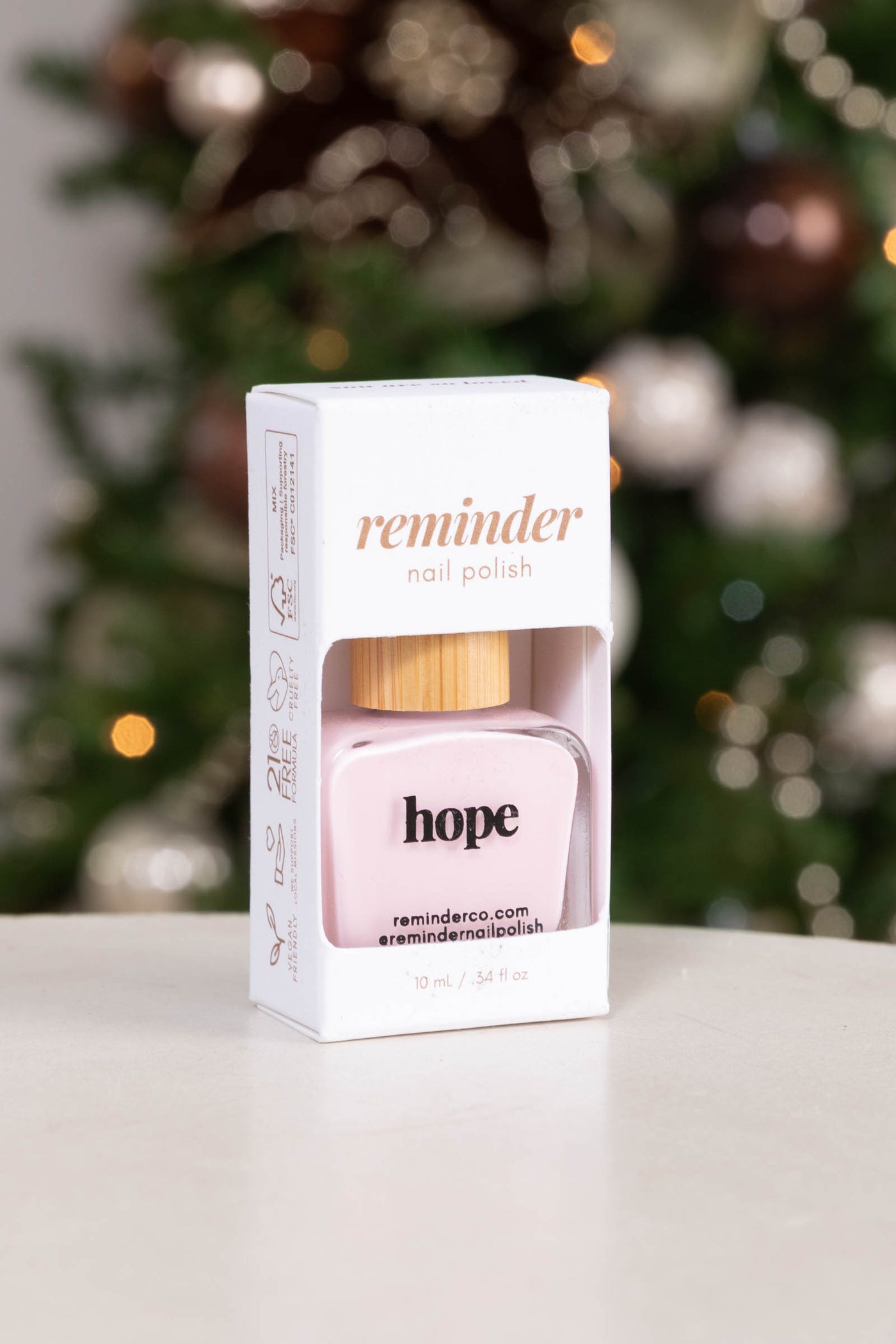 Non-Toxic Nail Polish With An Inspiring Reminder