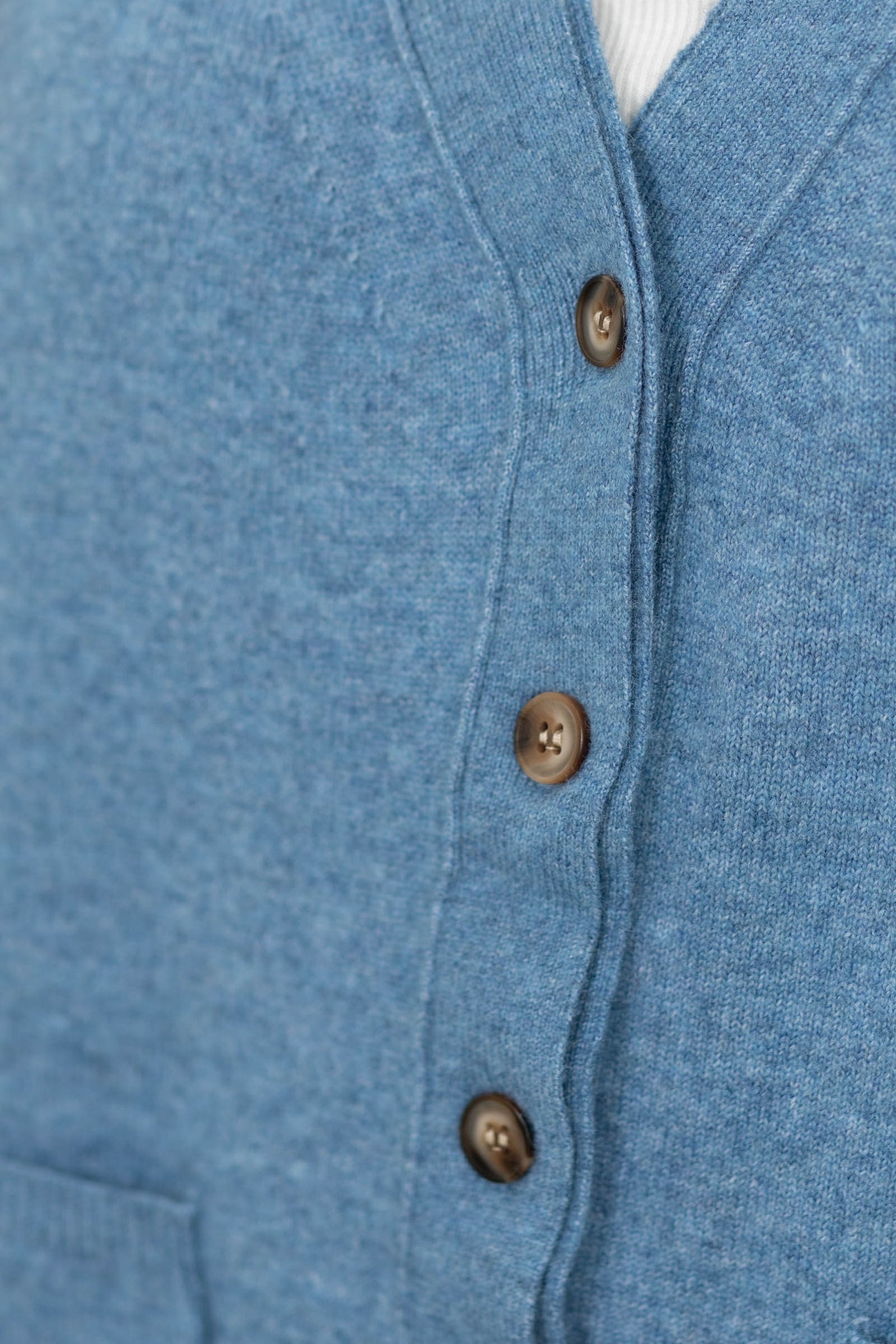 Heathered Super Soft Cardigan with Layered Trim Detail