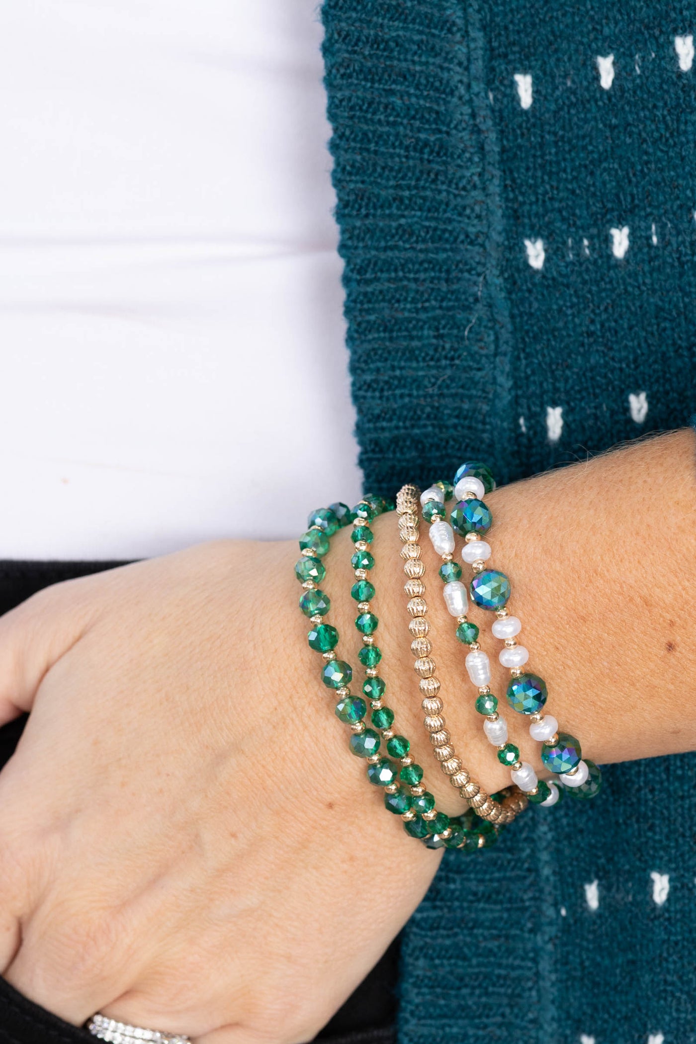 5 Pack Of Stretch Bracelet