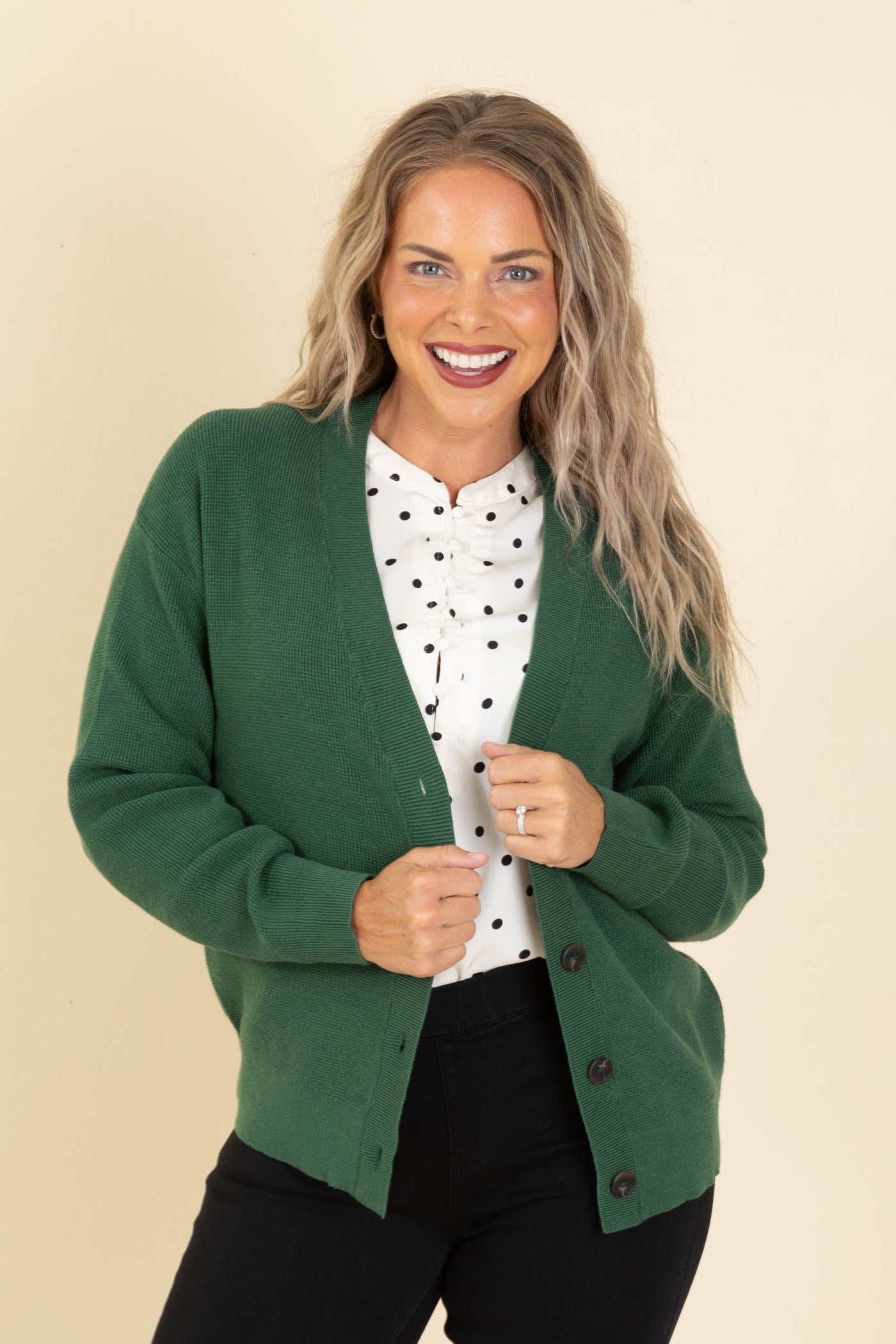 Knit Sweater Cardigans With Buttons