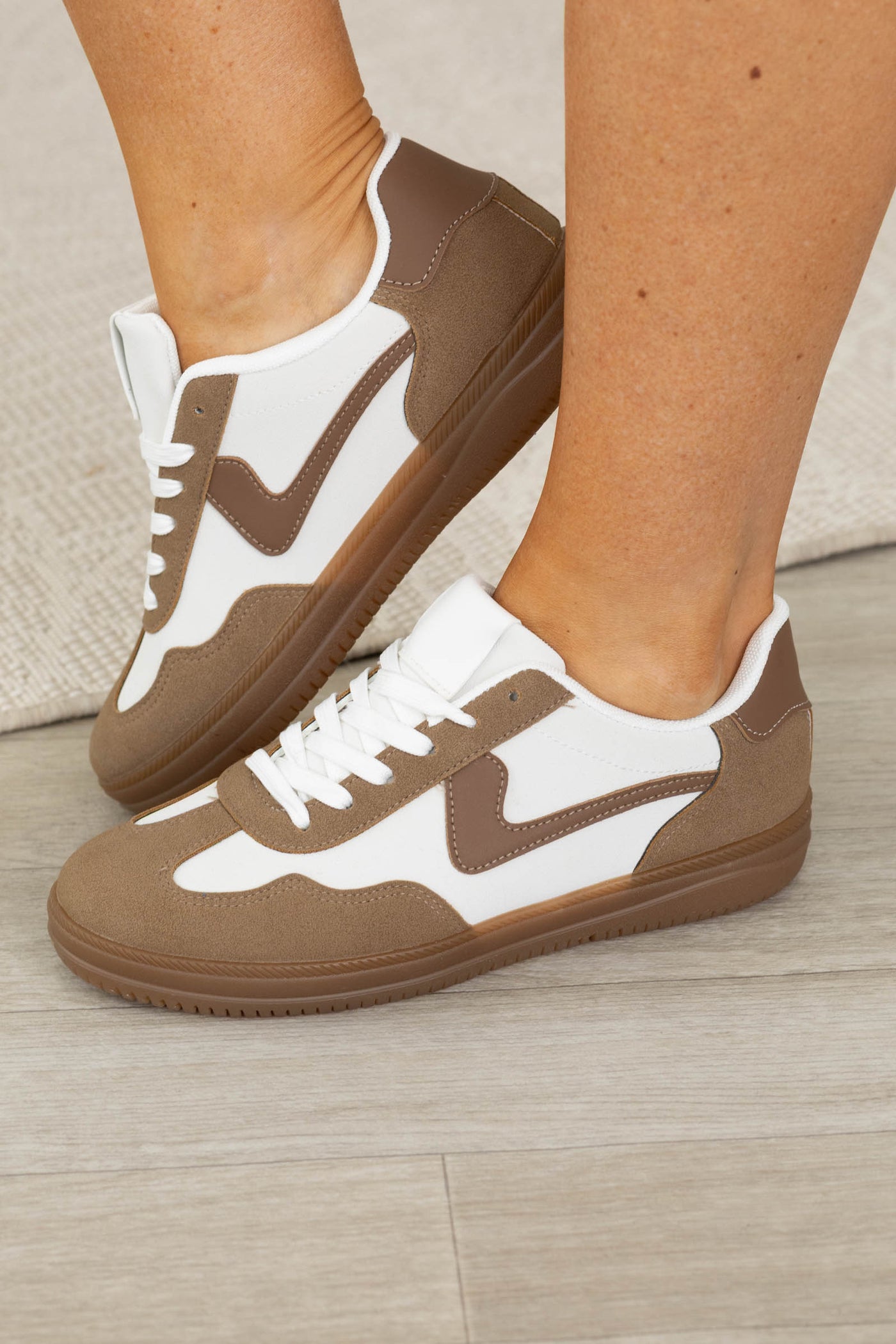 Suede Lace Up Sneakers