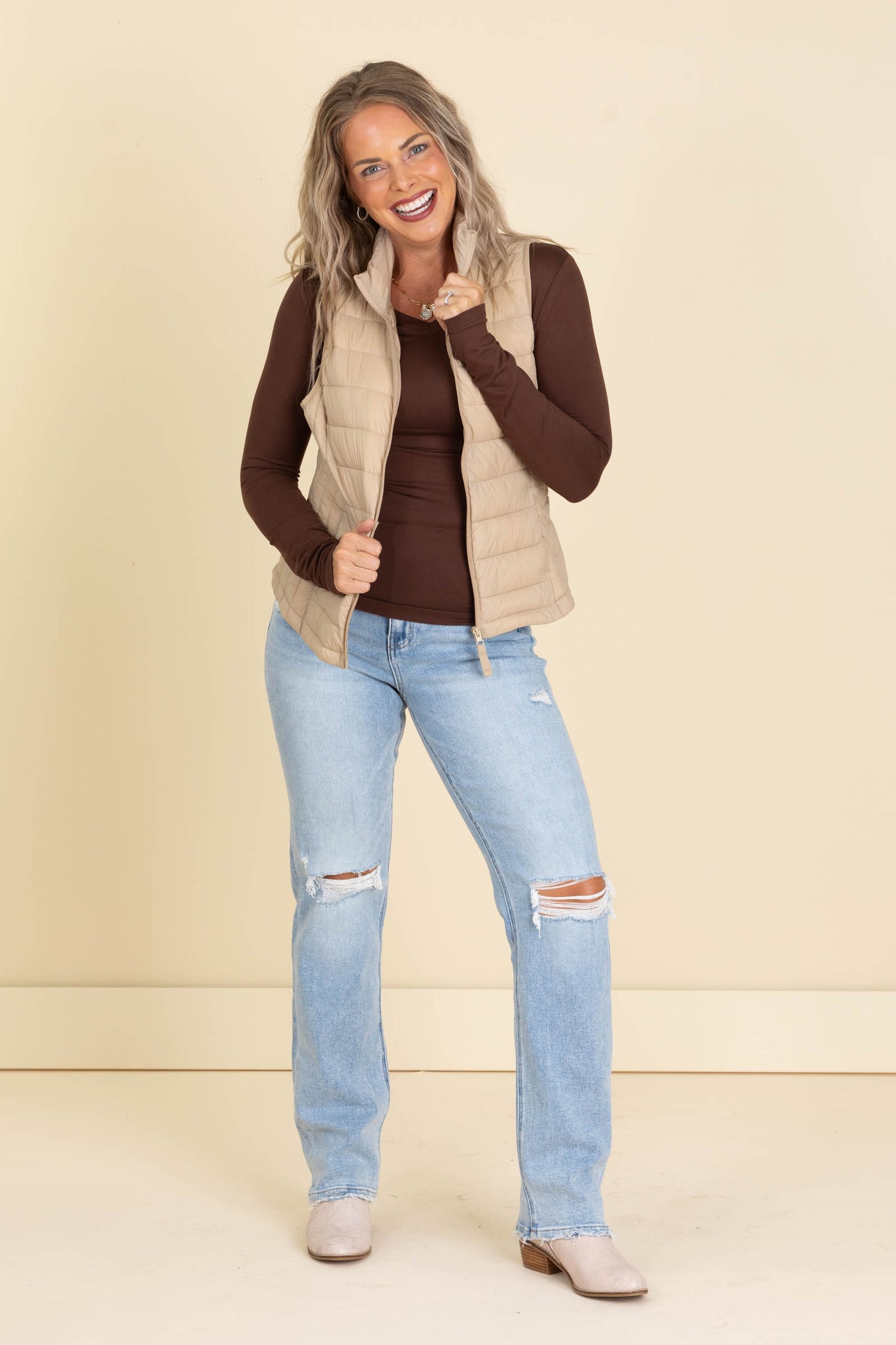 Lightweight Packable Puffer Vests