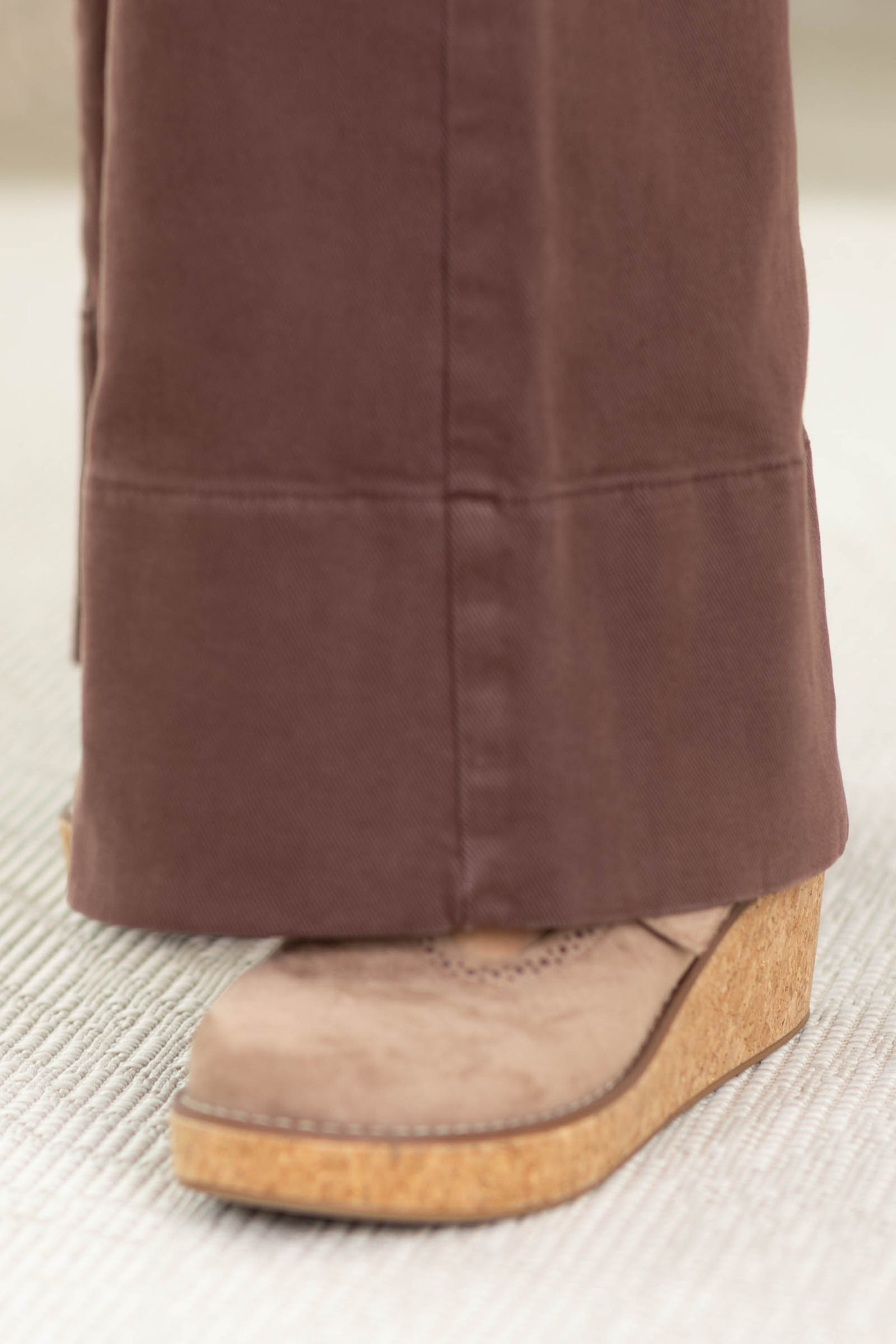 Risen Brown Tummy Control Mid Rise Jean