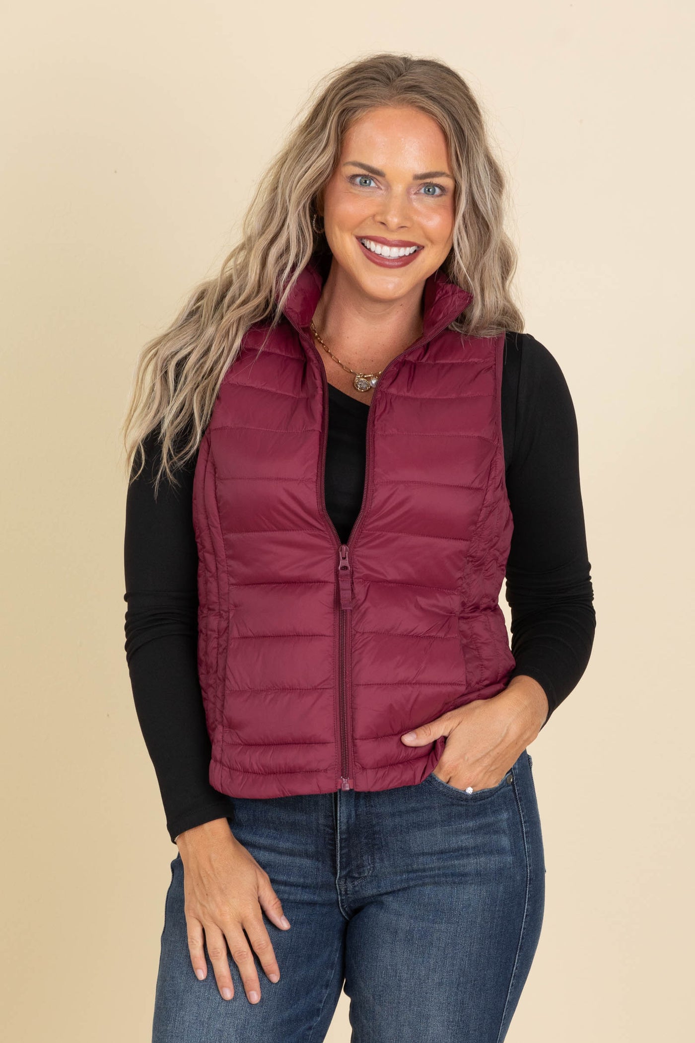 Lightweight Packable Puffer Vests