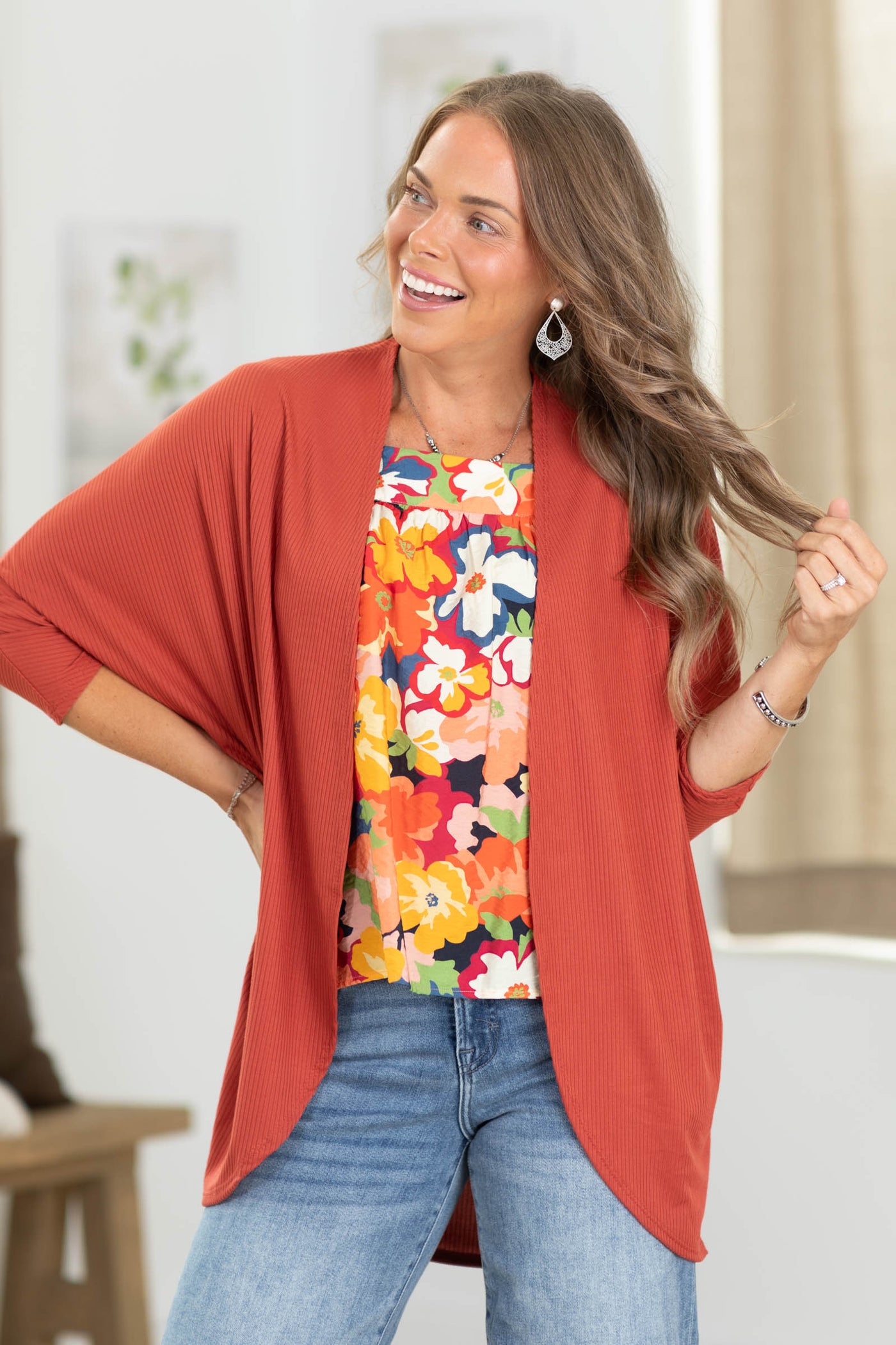 Sew in Love x Filly Flair Rib Knit Cocoon Cardigan