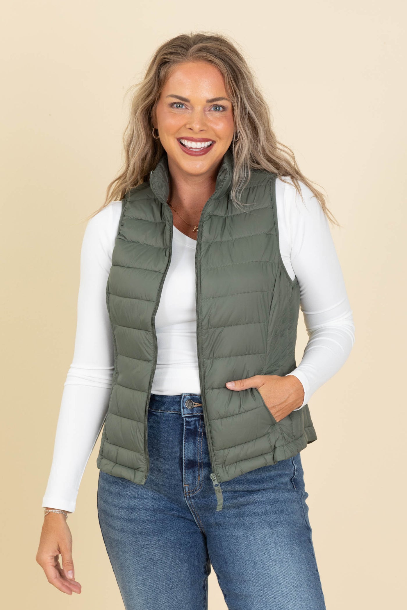 Lightweight Packable Puffer Vests