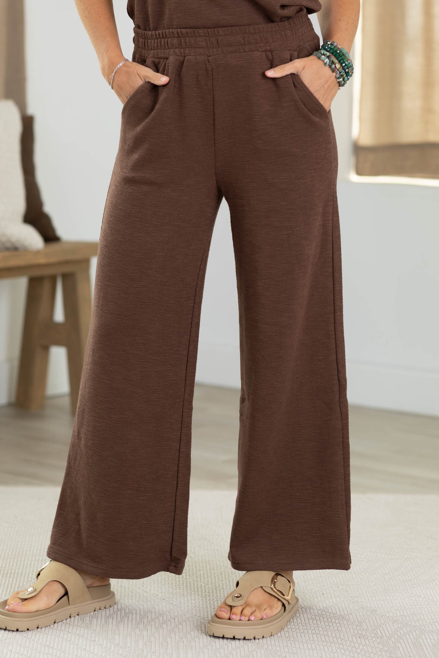 Cotton Slub Tank And Pants Set