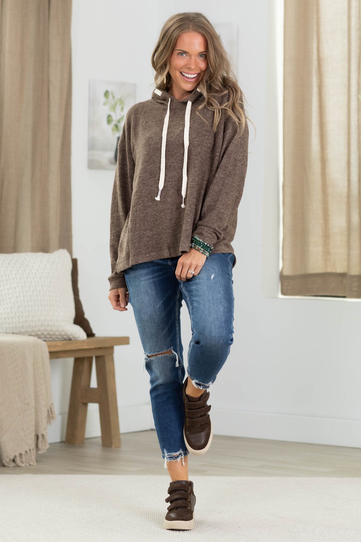 Soft Brushed Hacci Hoodie