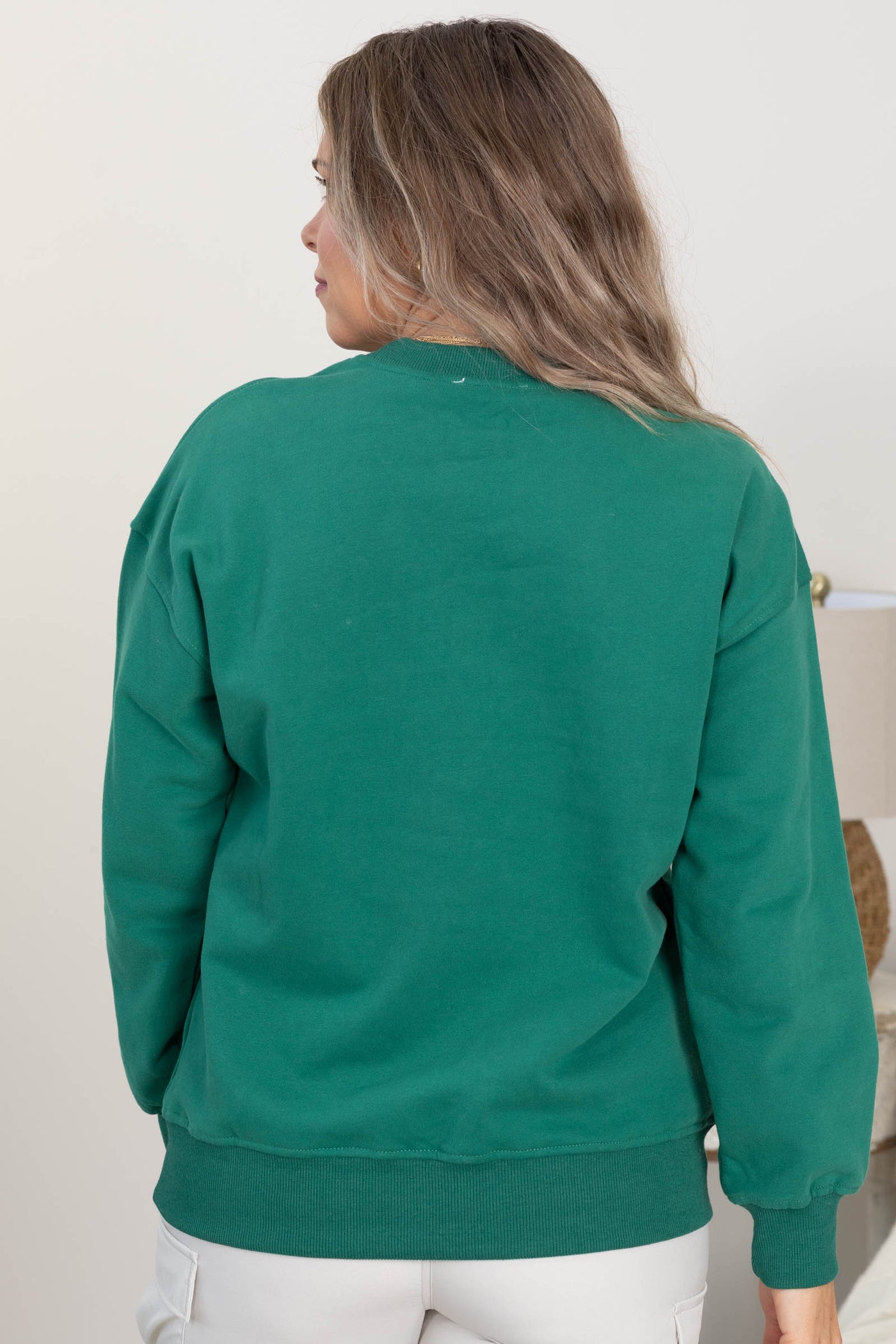 Green Crewneck Home By 8pm Club Sweatshirt