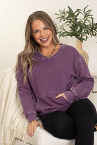 Filly Flair Cozy Campfire V-Neck Sweatshirt
