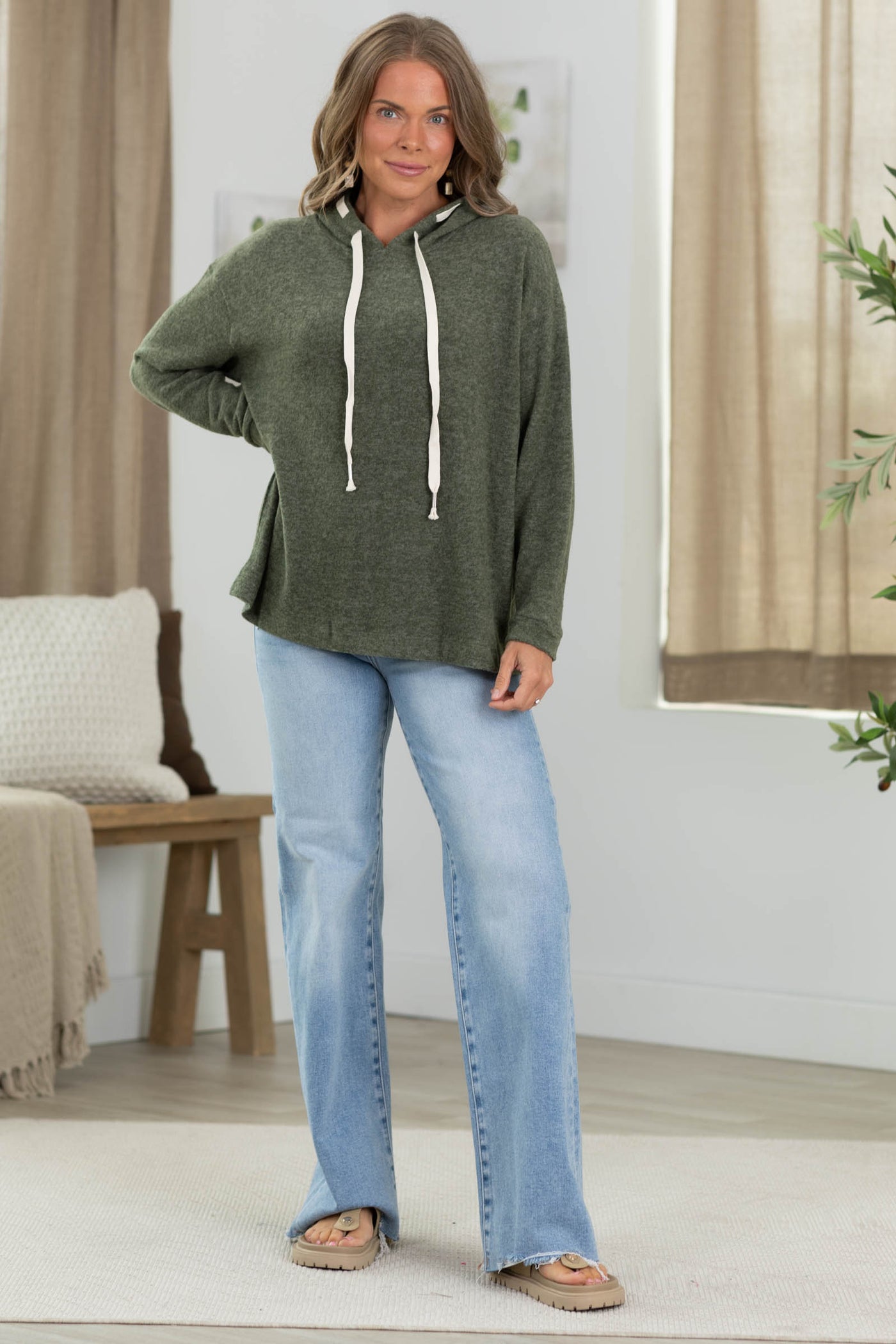 Soft Brushed Hacci Hoodie