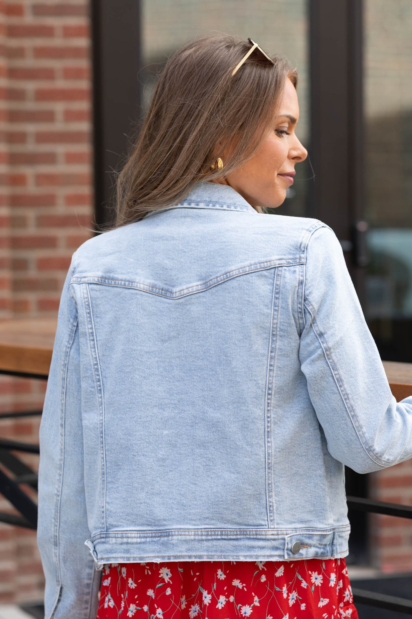 Risen Classic Light Denim Jacket- 100% Cotton