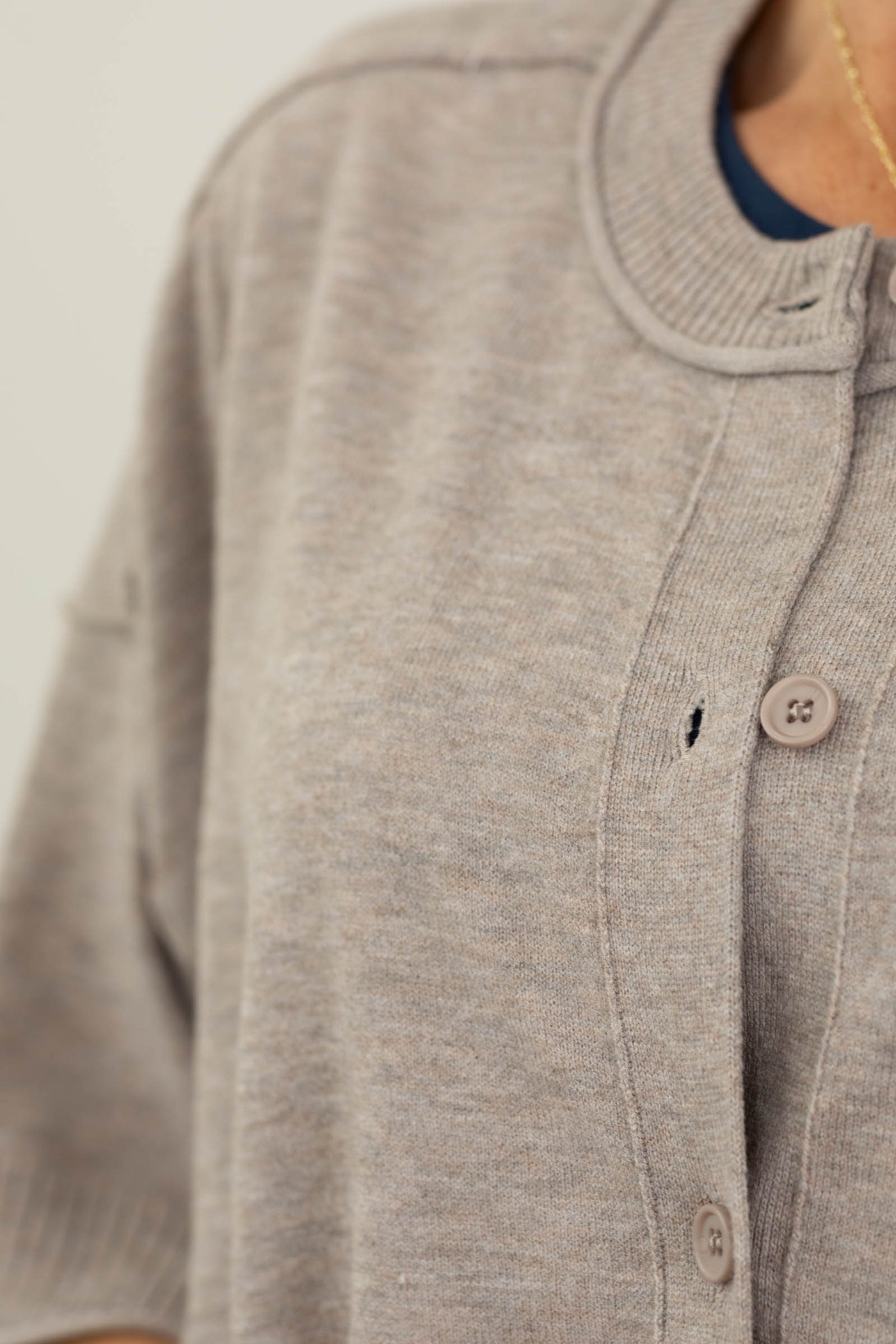 Cotierra Soft Knit Short Sleeve Button Cardigan